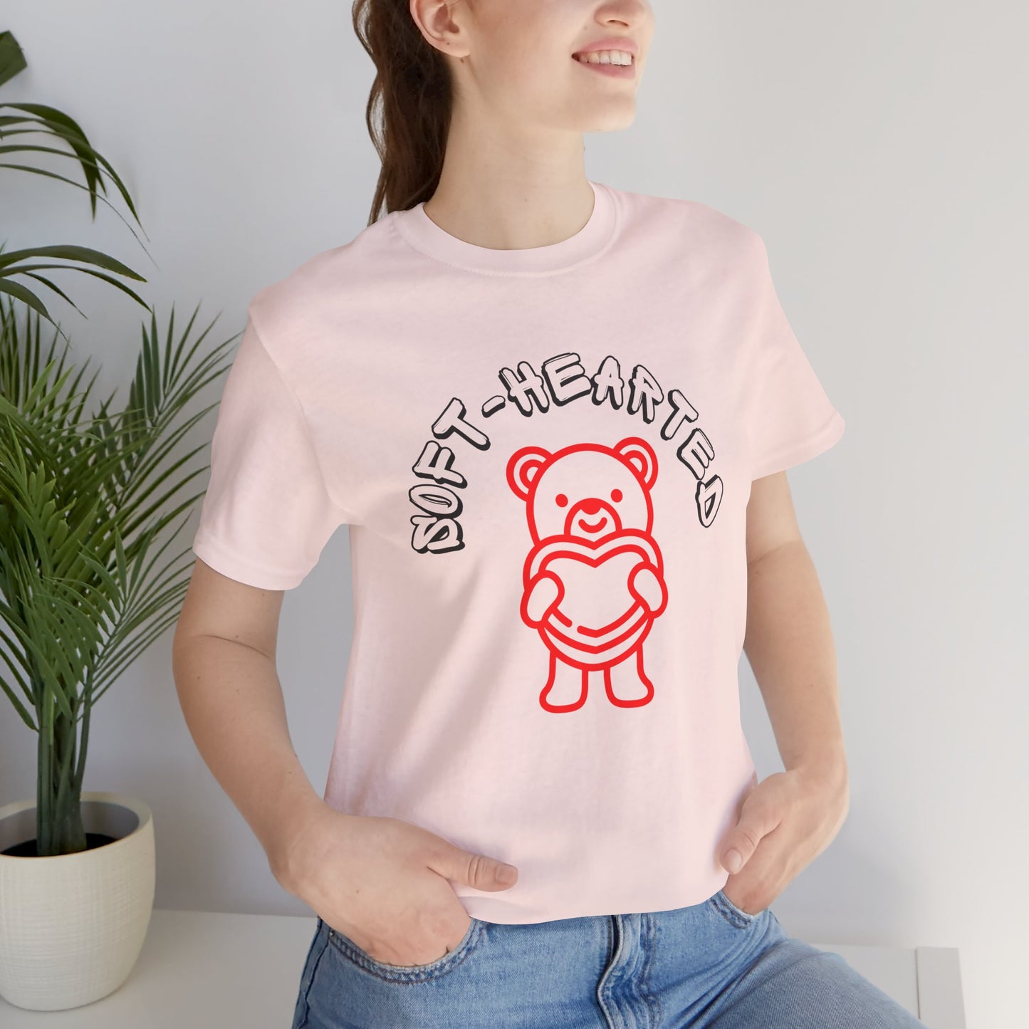 Soft Hearted Teddy Bear T-Shirt, Unisex