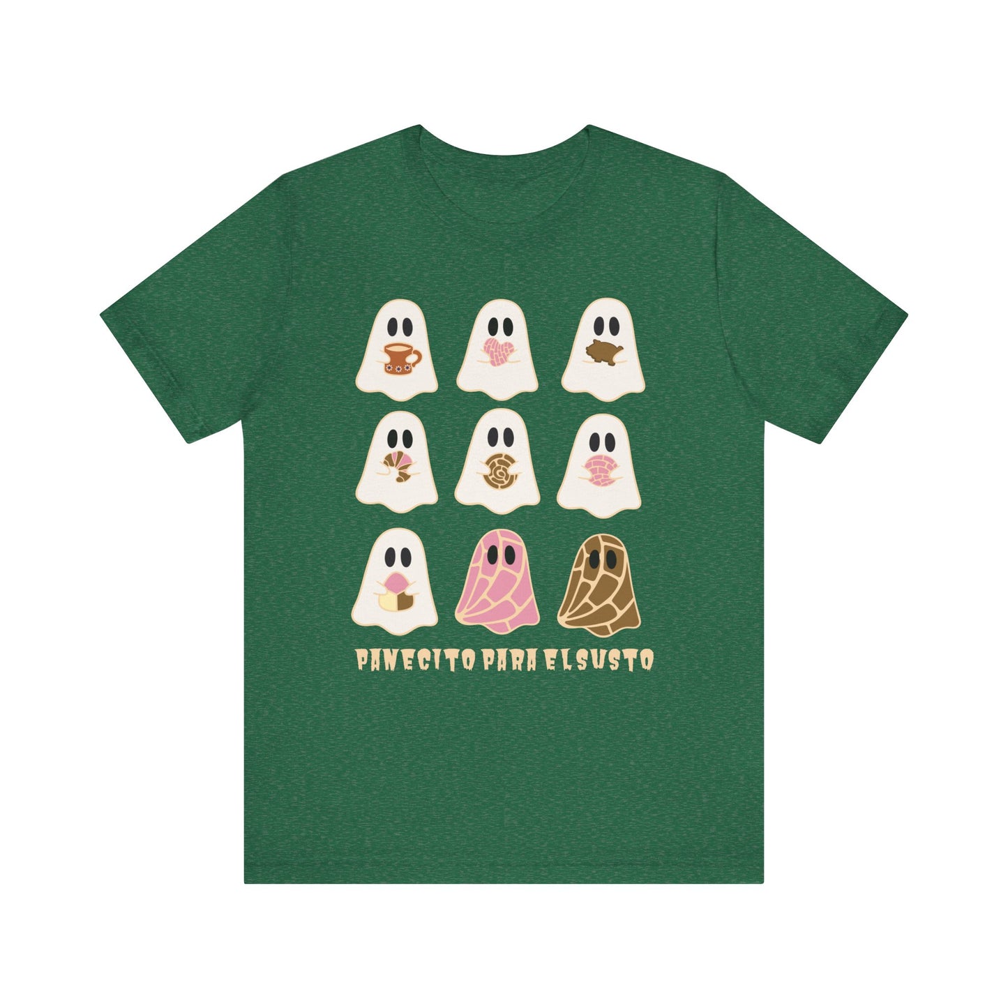 Panecito Para el Susto T shirt – Funny Comfort Food Shirt – Cozy Latina Fall Unisex short sleeve shirt