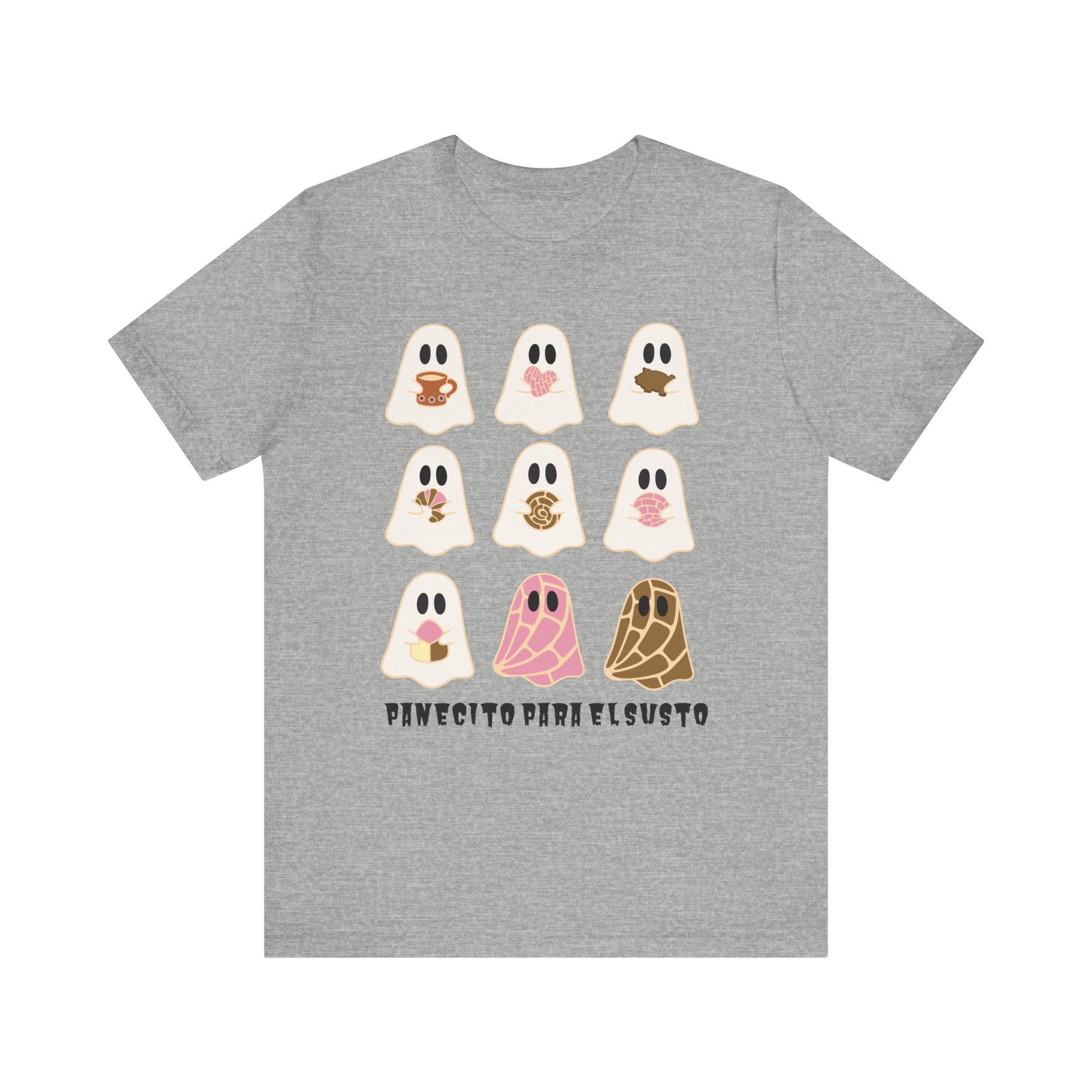 Panecito Para el Susto T shirt – Funny Comfort Food Shirt – Cozy Latina Fall Unisex short sleeve shirt