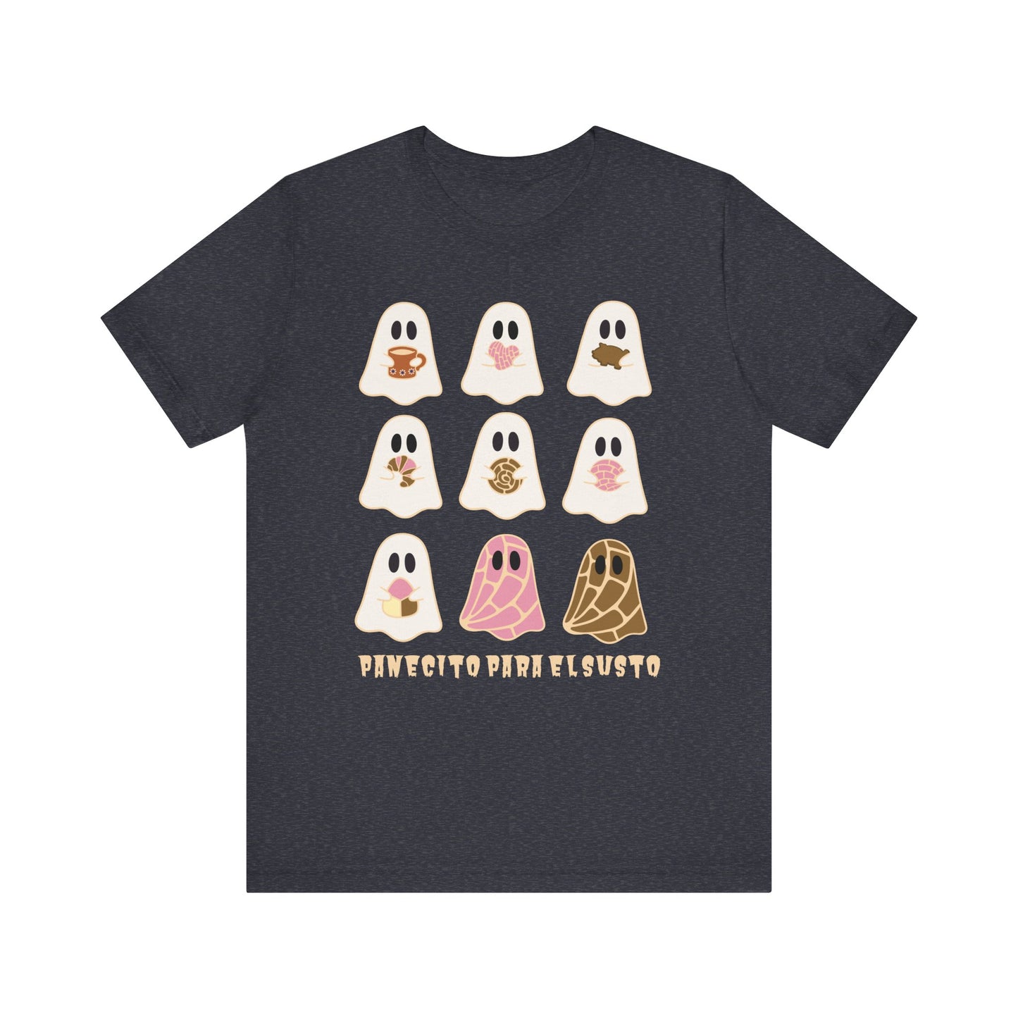 Panecito Para el Susto T shirt – Funny Comfort Food Shirt – Cozy Latina Fall Unisex short sleeve shirt
