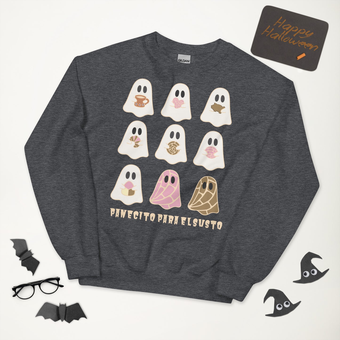 Sudadera unisex Panecito Para el Susto (Colores más oscuros)