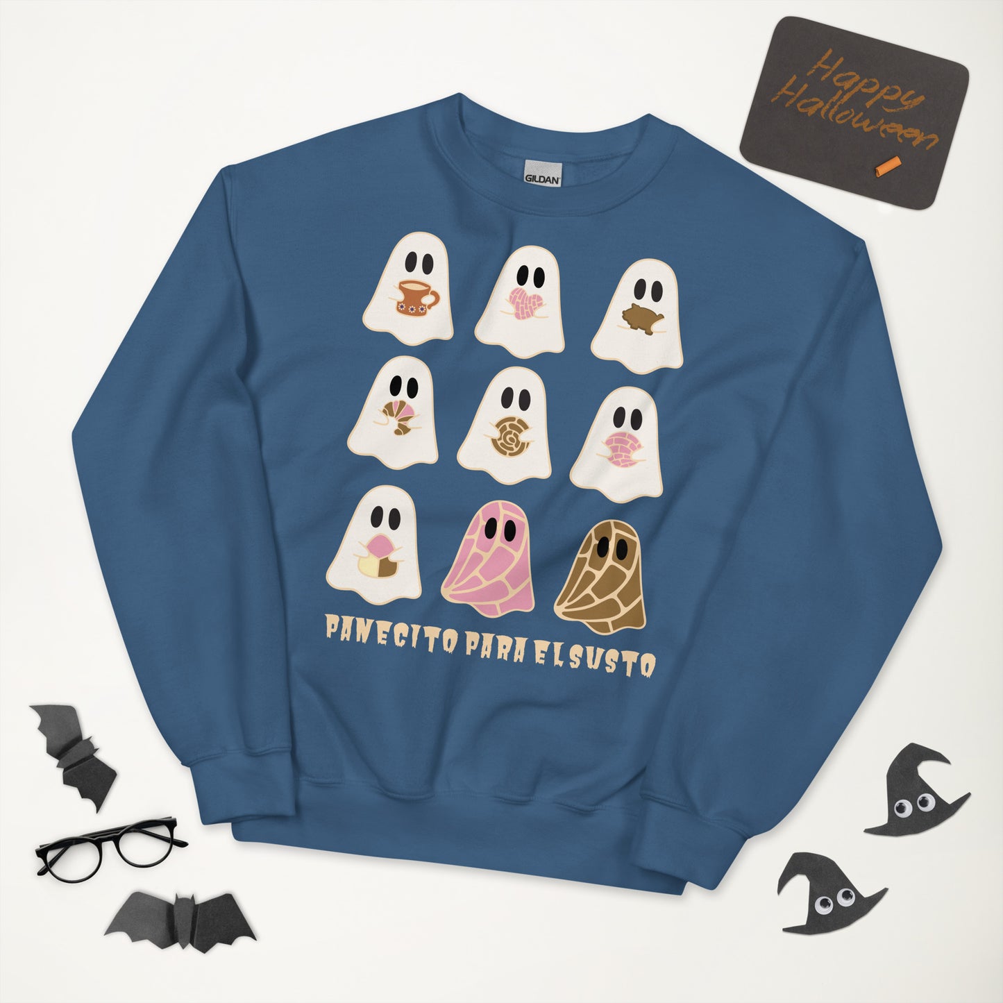 Sudadera unisex Panecito Para el Susto (Colores más oscuros)