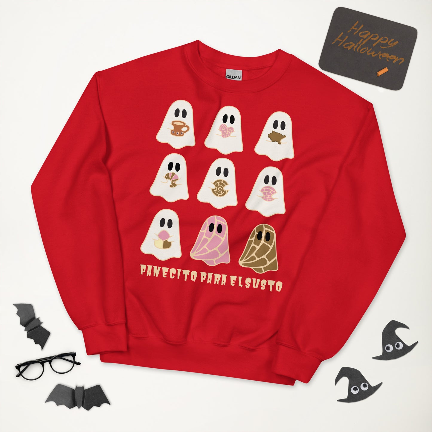 Sudadera unisex Panecito Para el Susto (Colores más oscuros)