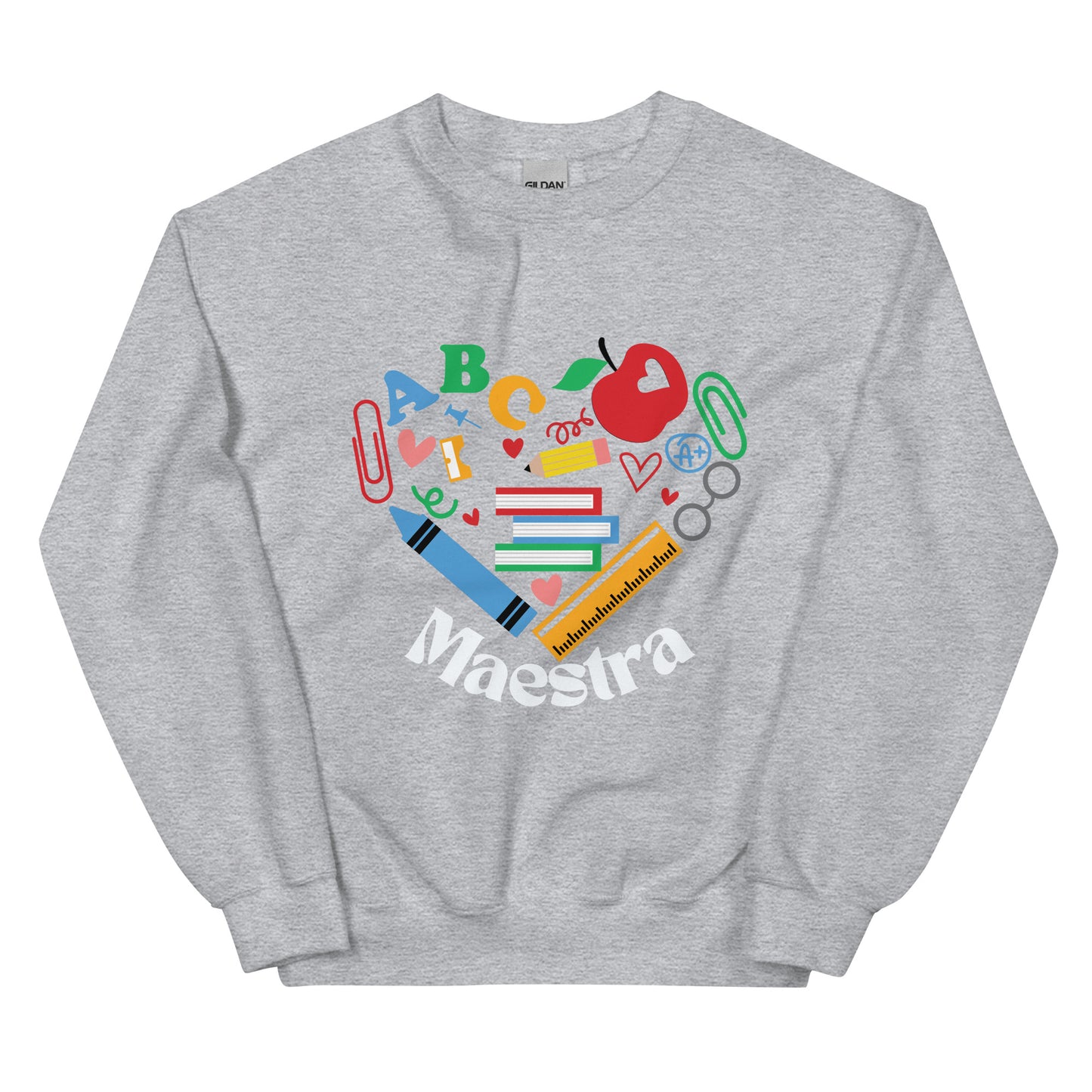 "Maestra" School Supplies edition ~ Unisex Sweatshirt