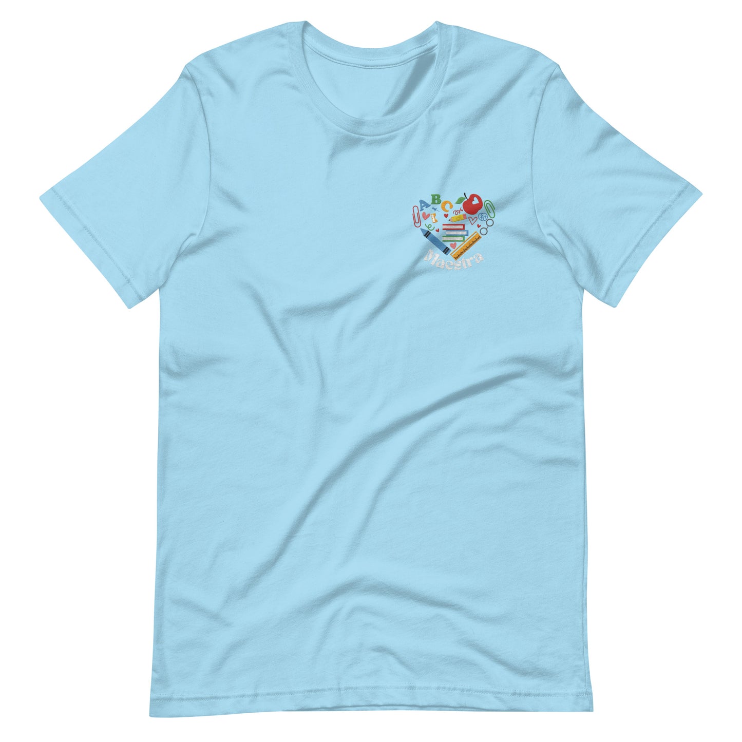 Embroidered "Maestra Heart" Unisex t-shirt