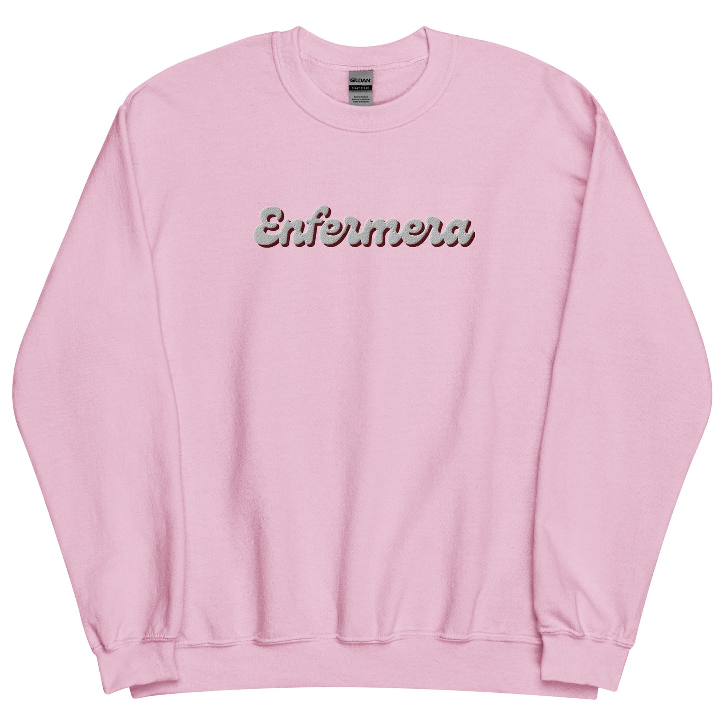 "Enfermera Sendy" Crewneck Unisex -"Thicc & Cozy" Embroidered Sweatshirt