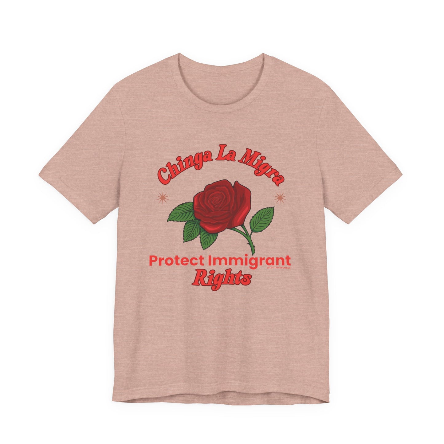 Power in Bloom: Protect Immigrant Rights Unisex tshirt
