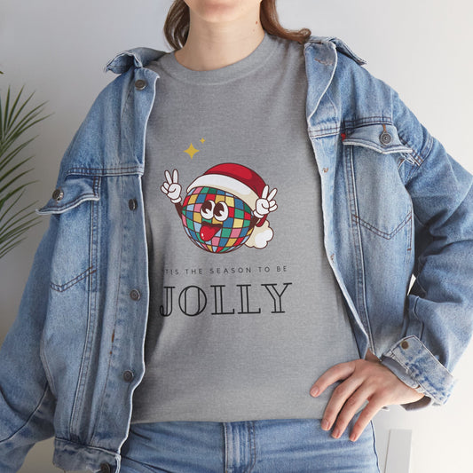 'Tis the season to be Jolly Unisex Heavy Cotton Tee