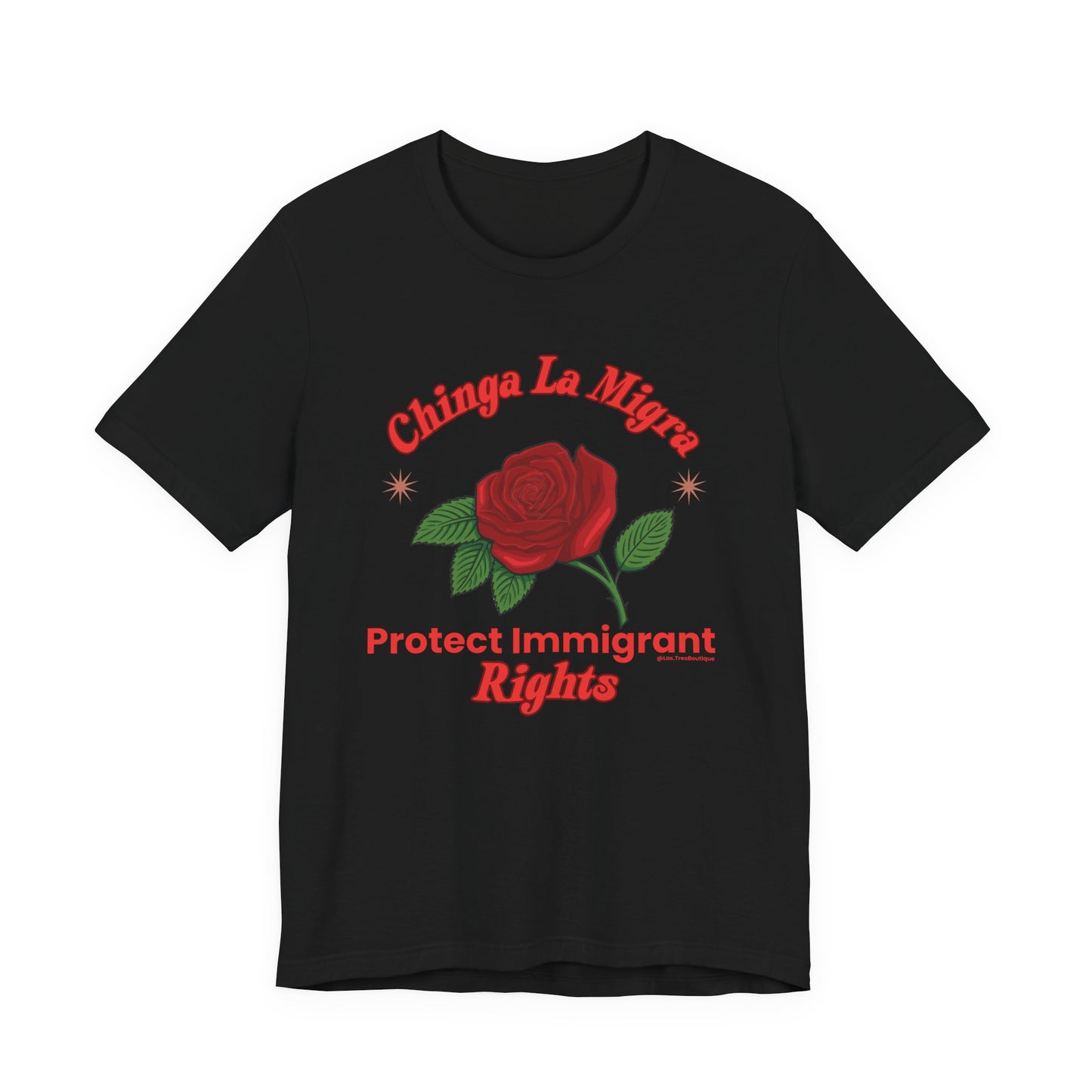 Power in Bloom: Protect Immigrant Rights Unisex tshirt