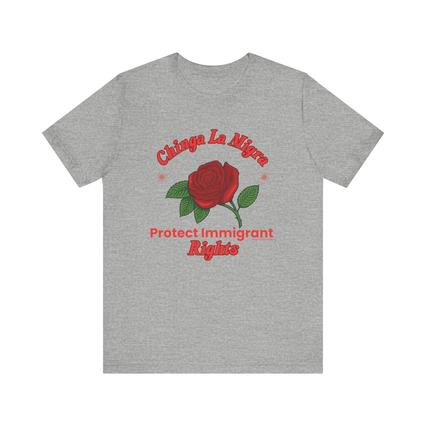 Power in Bloom: Protect Immigrant Rights Unisex tshirt