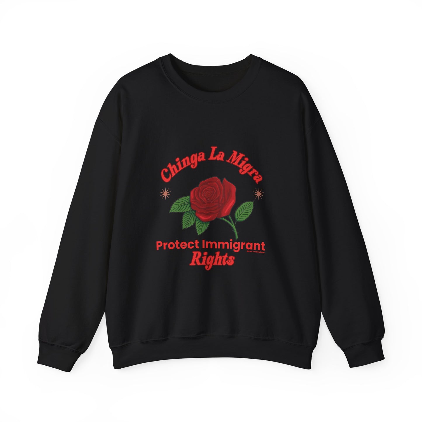 Power in Bloom: Protect Immigrant Rights Unisex Sweatshirt