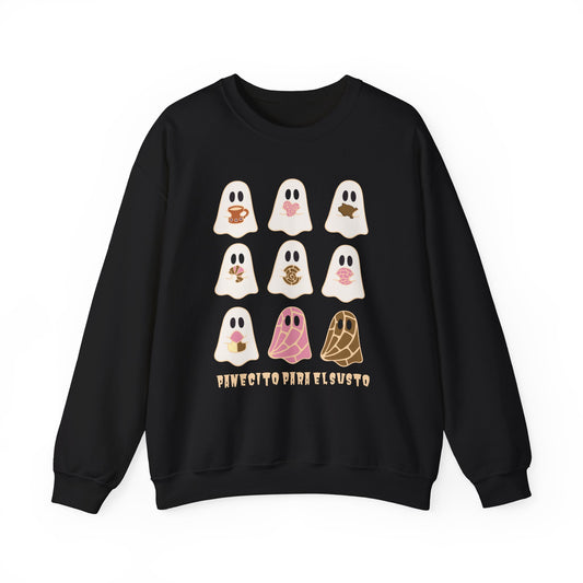 Panecito Para el Susto Sweatshirt – Funny Comfort Food Pullover – Cozy Latina Fall Unisex Crewneck