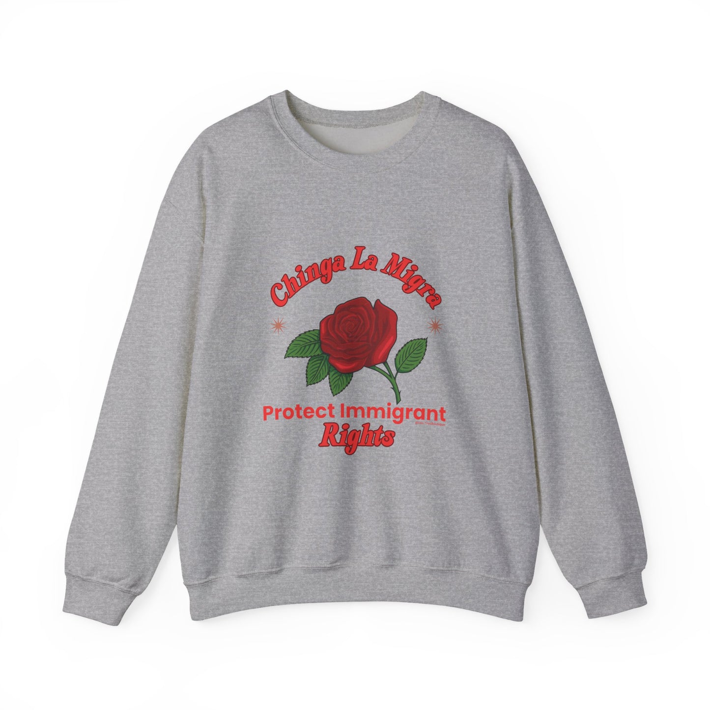 Power in Bloom: Protect Immigrant Rights Unisex Sweatshirt