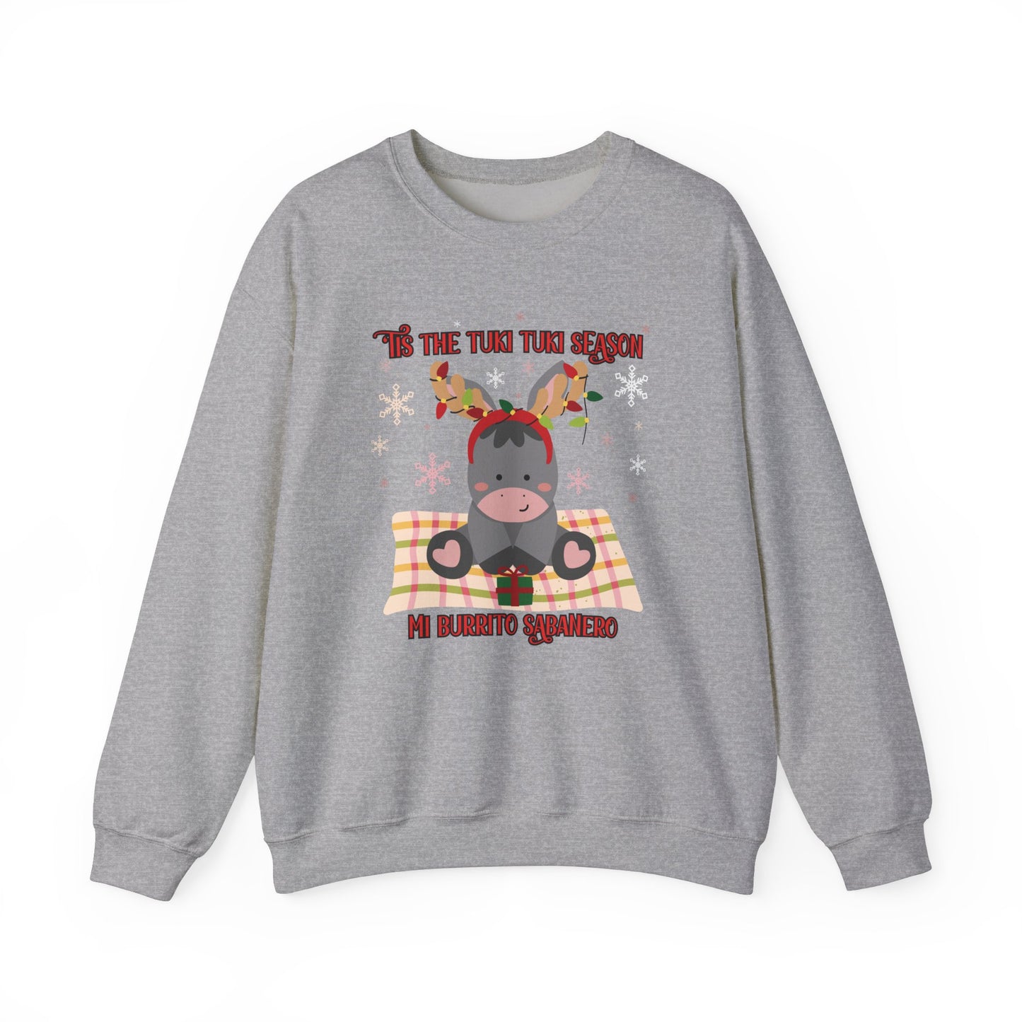 'Tis the Tuki Tuki Season: Mi Burrito Sabanero Unisex Heavy Blend™ Crewneck Sweatshirt