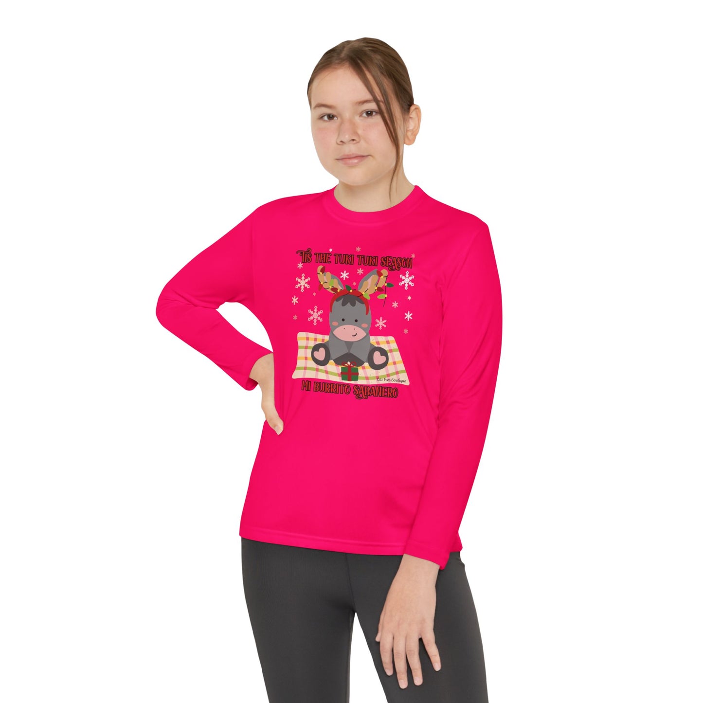 'Tis the Tuki Tuki Season: Mi Burrito Sabanero Youth Long Sleeve Competitor Tee