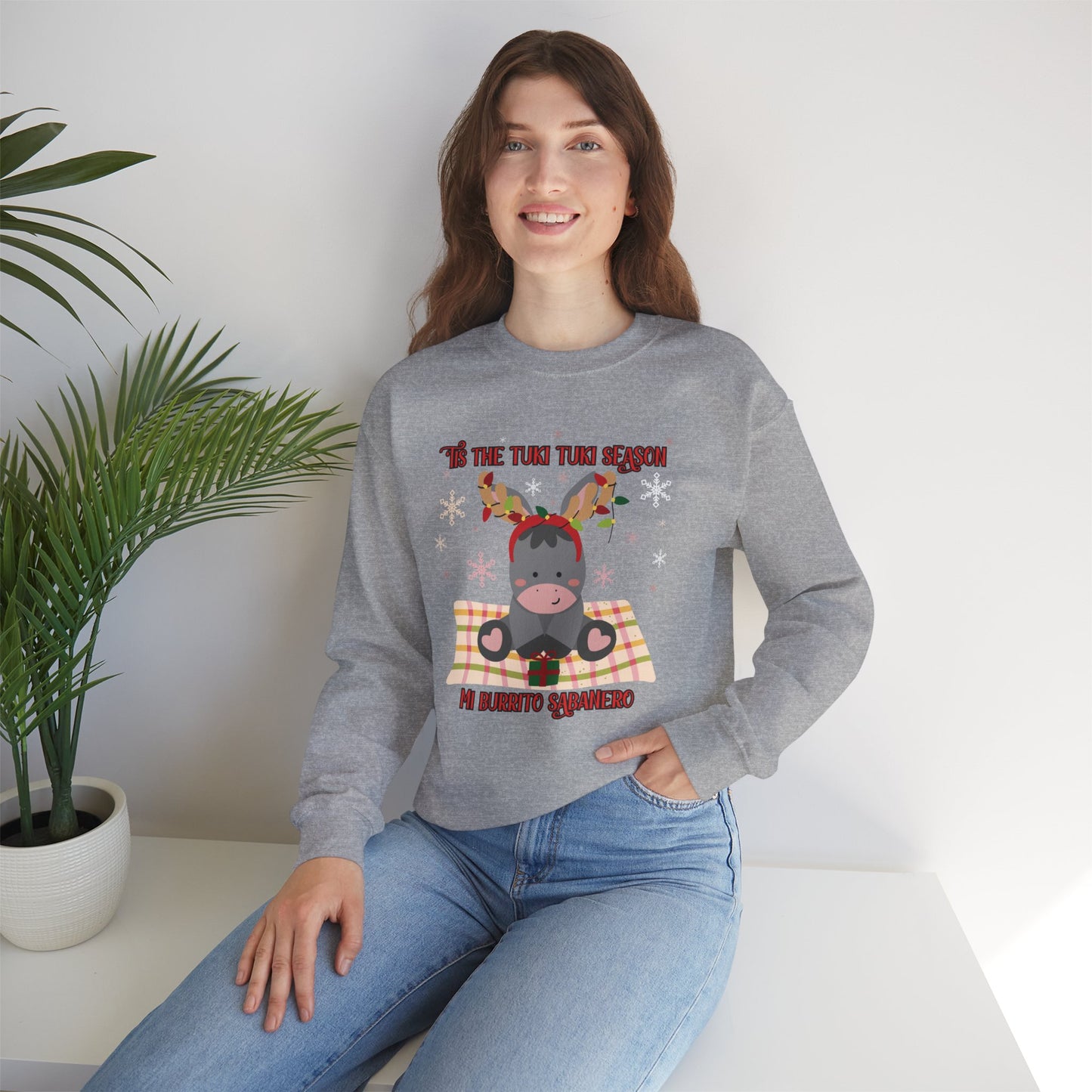 'Tis the Tuki Tuki Season: Mi Burrito Sabanero Unisex Heavy Blend™ Crewneck Sweatshirt