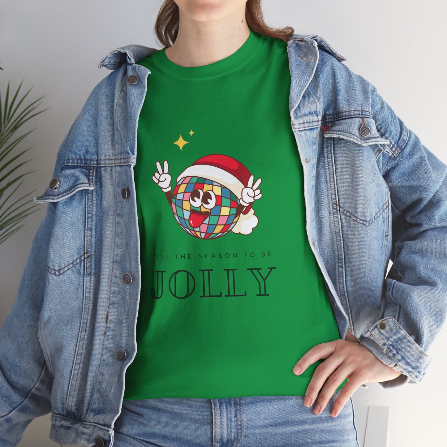 'Tis the season to be Jolly Unisex Heavy Cotton Tee