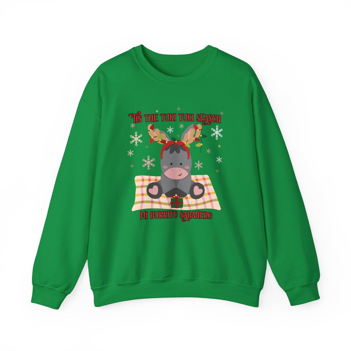 'Tis the Tuki Tuki Season: Mi Burrito Sabanero Unisex Heavy Blend™ Crewneck Sweatshirt