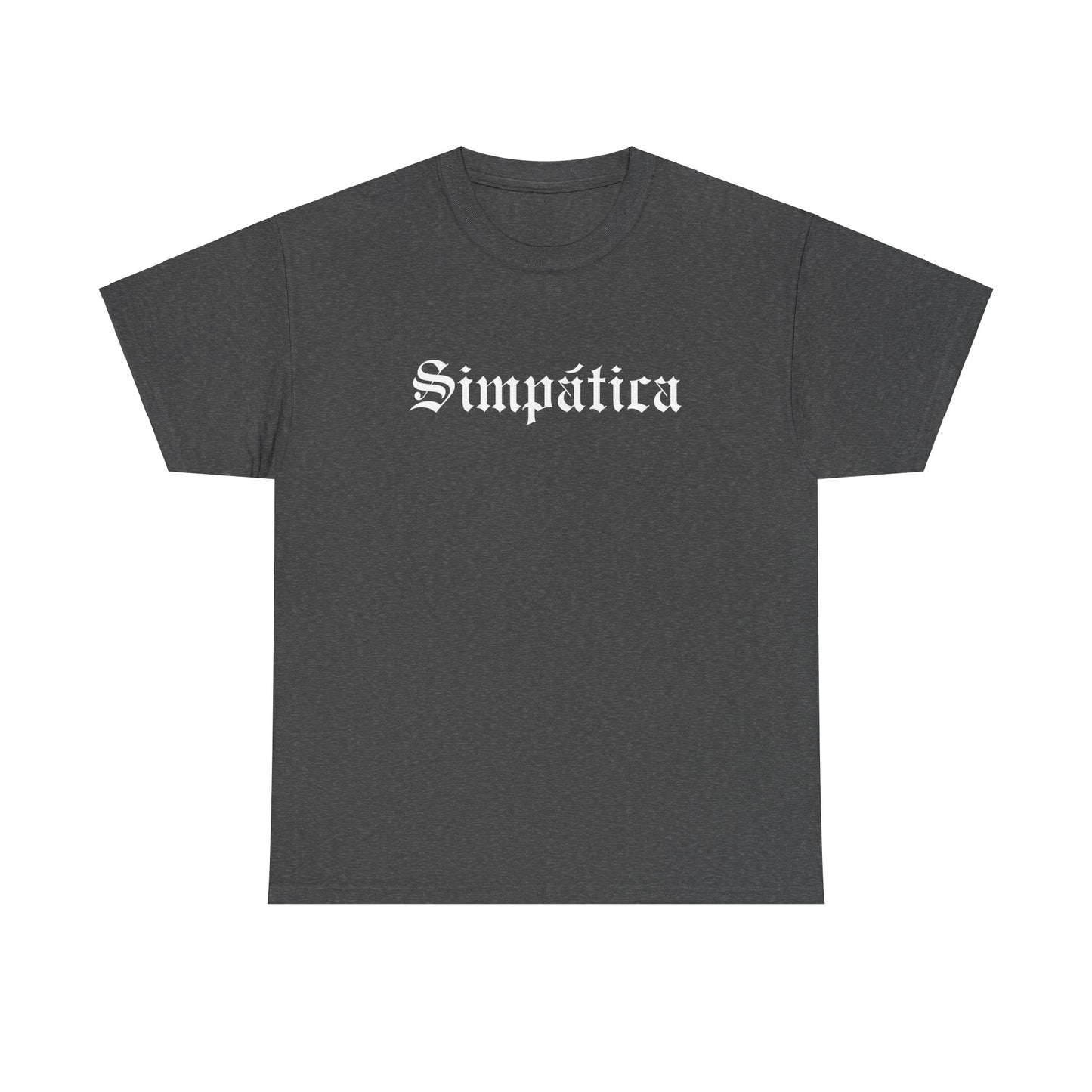 Simpatica in a Unisex Heavy Cotton Tee