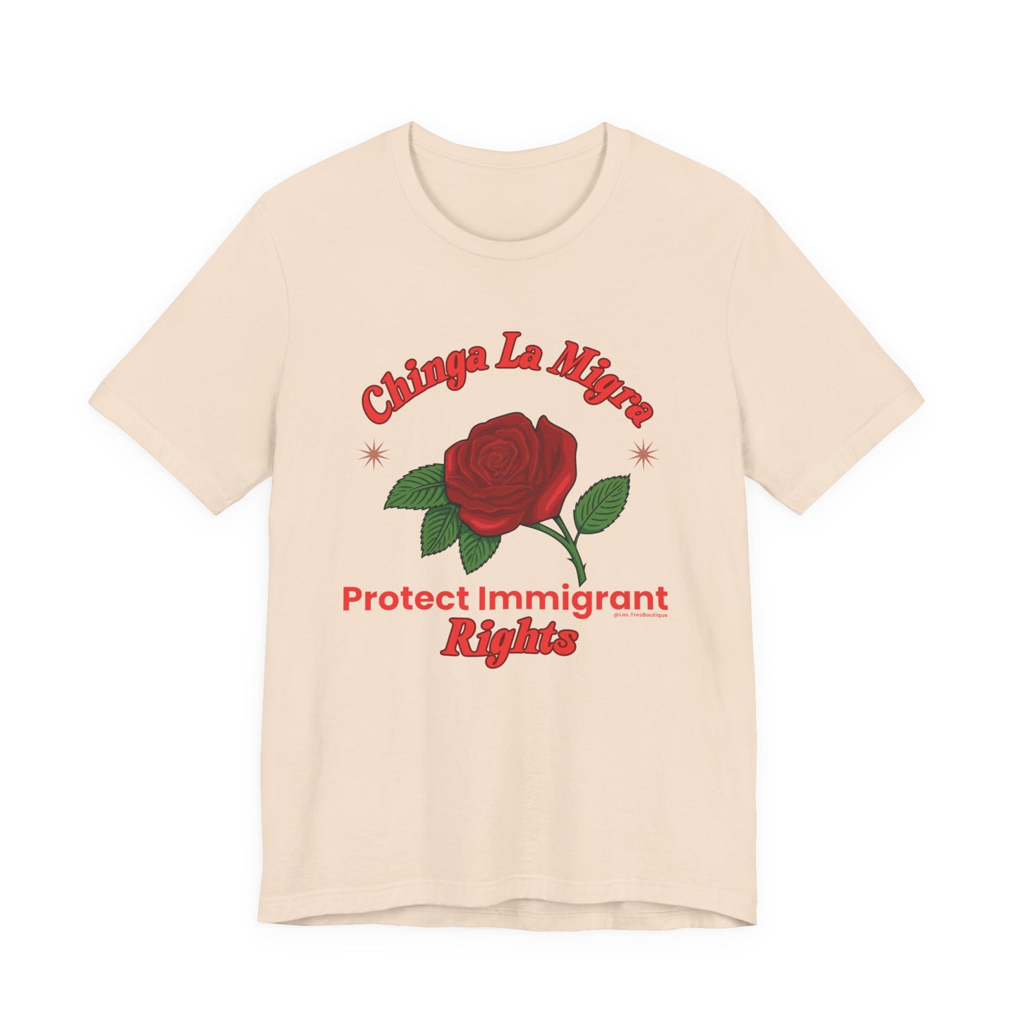 Power in Bloom: Protect Immigrant Rights Unisex tshirt