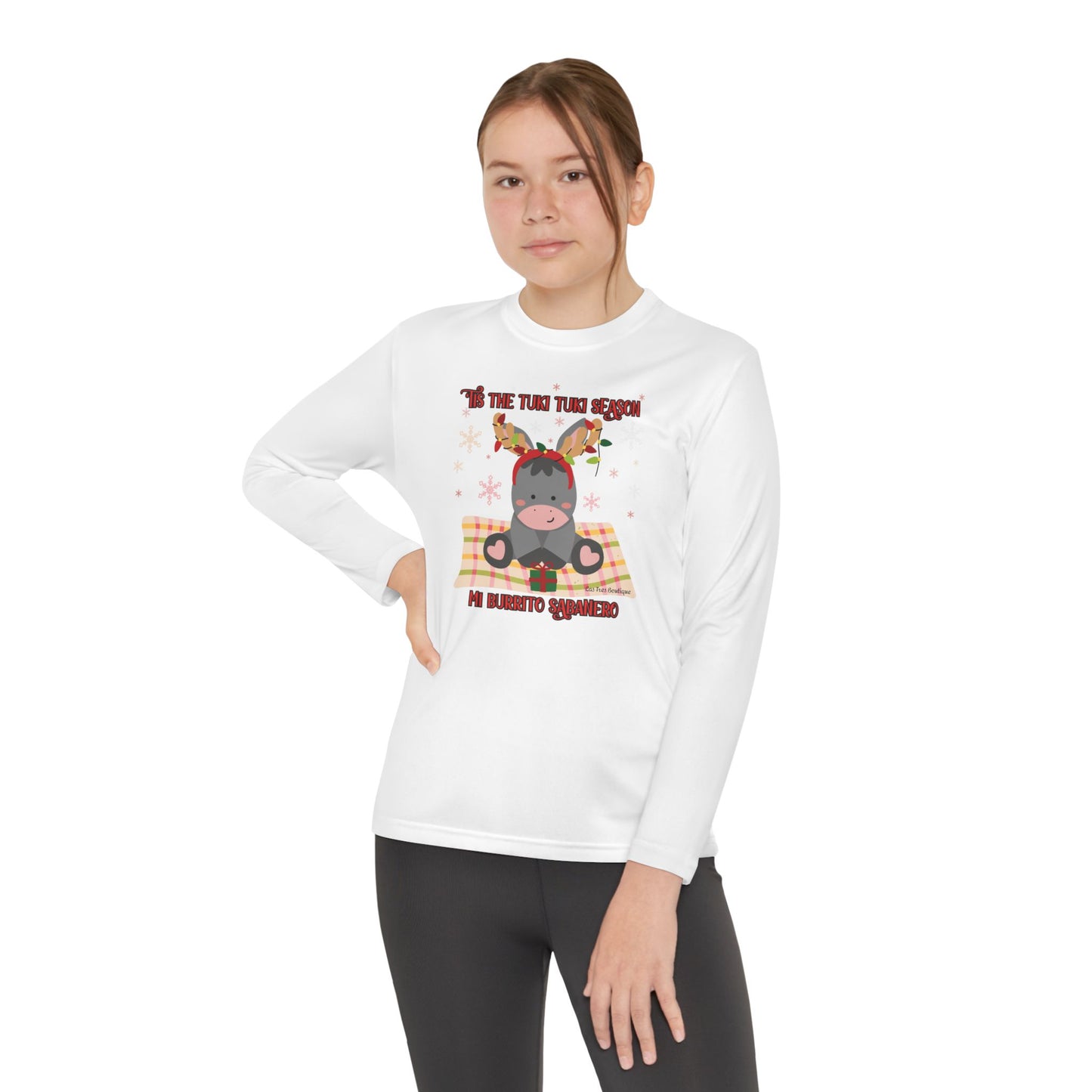 'Tis the Tuki Tuki Season: Mi Burrito Sabanero Youth Long Sleeve Competitor Tee