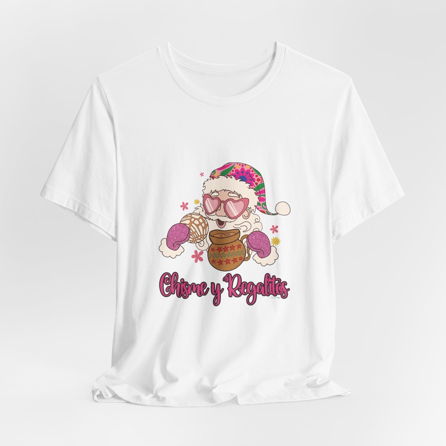 Santa's Chisme y Regalitos Unisex Jersey Short Sleeve Tee