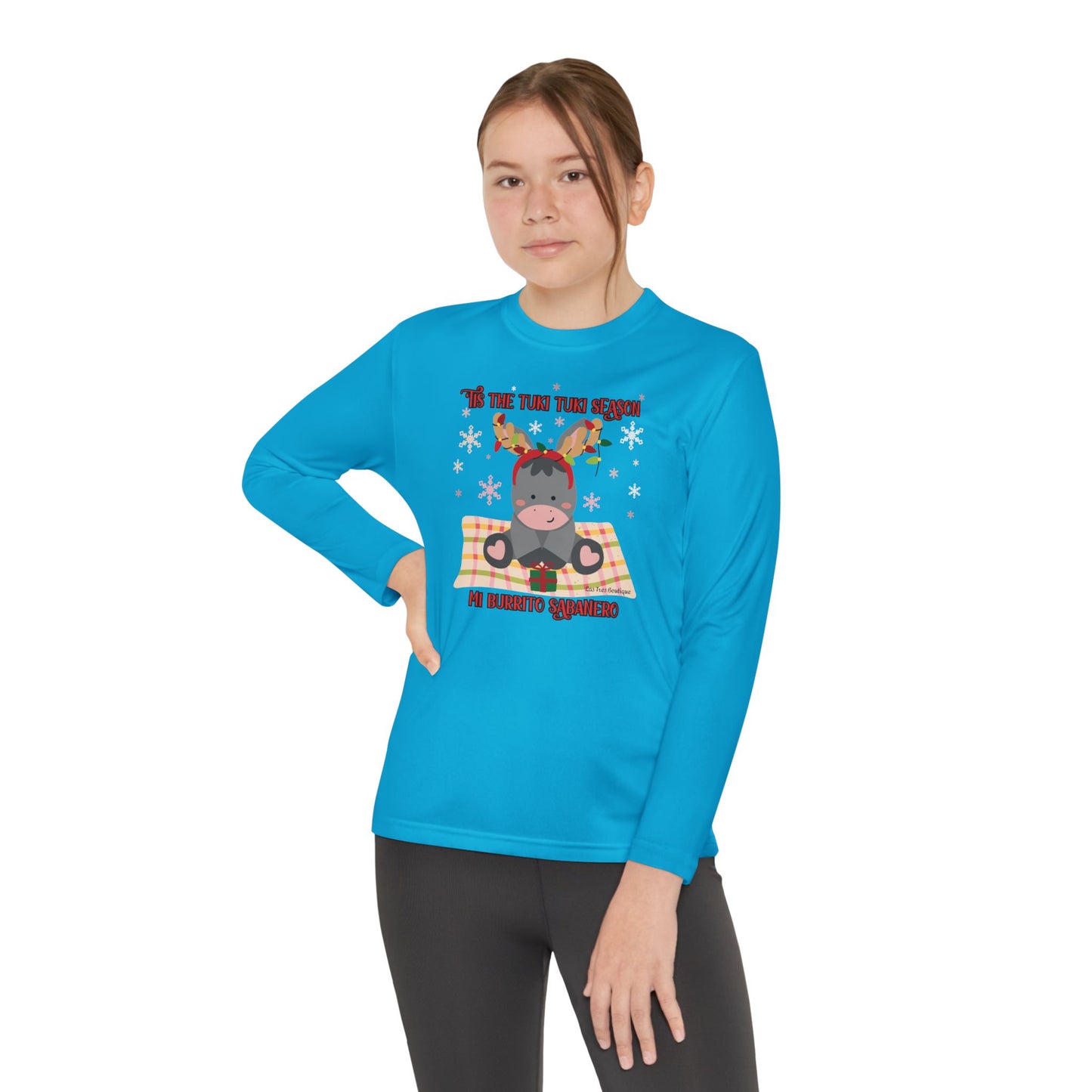 'Tis the Tuki Tuki Season: Mi Burrito Sabanero Youth Long Sleeve Competitor Tee