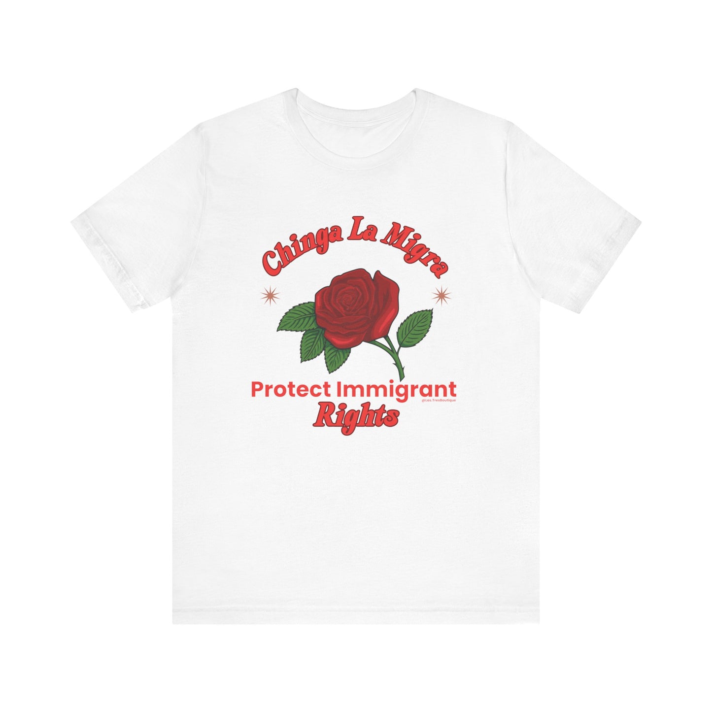 Power in Bloom: Protect Immigrant Rights Unisex tshirt