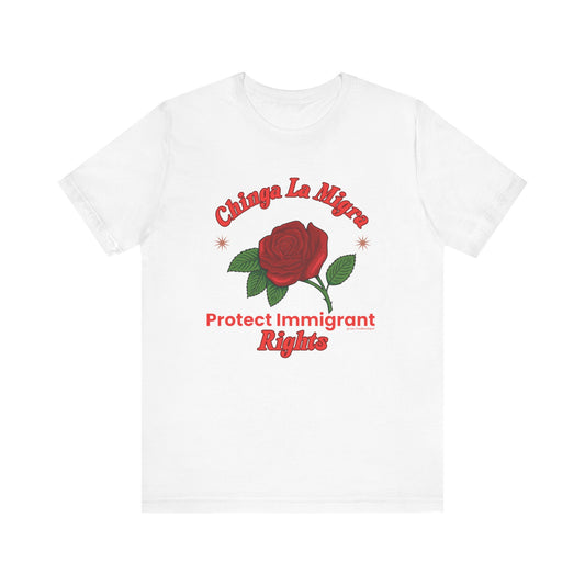 Power in Bloom: Protect Immigrant Rights Unisex tshirt