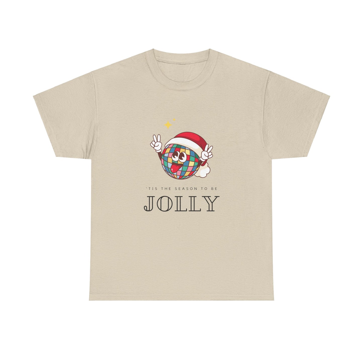 'Tis the season to be Jolly Unisex Heavy Cotton Tee