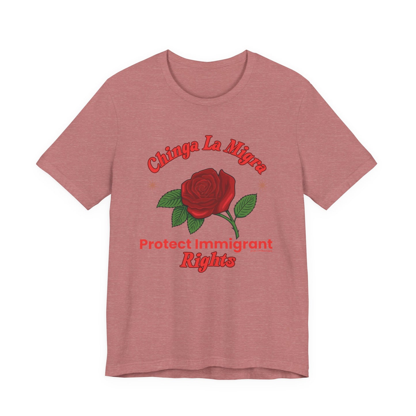 Power in Bloom: Protect Immigrant Rights Unisex tshirt