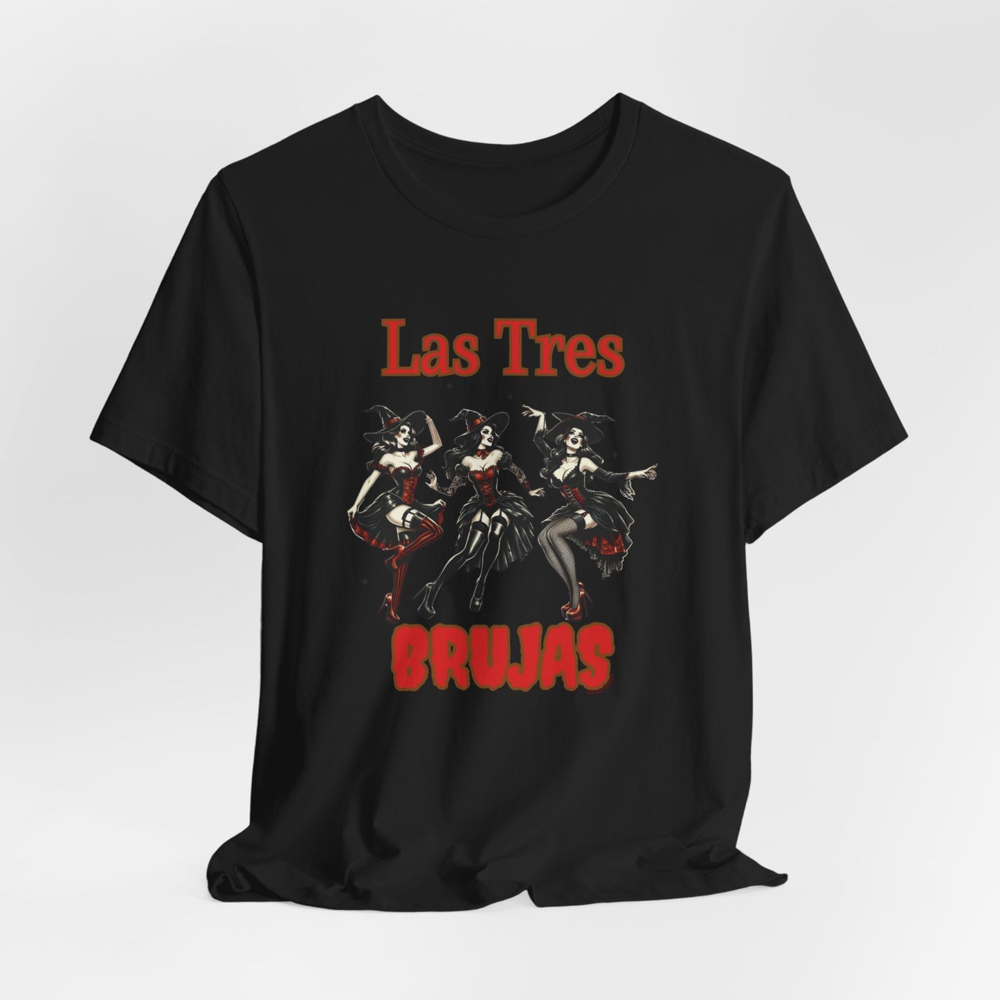 Las Tres Brujas – Retro Pin-Up Witch Trio Shirt, Sexy Halloween Witches