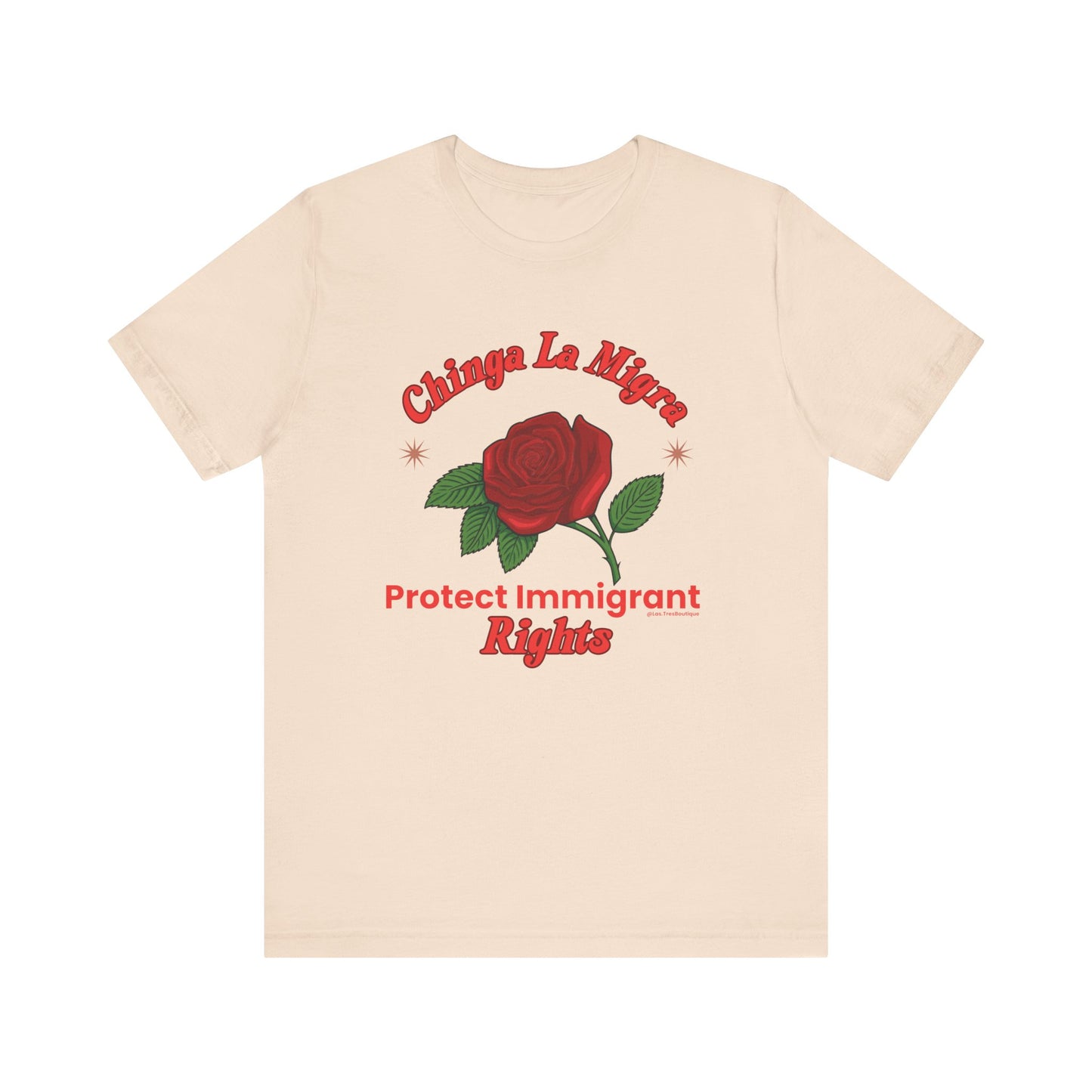 Power in Bloom: Protect Immigrant Rights Unisex tshirt