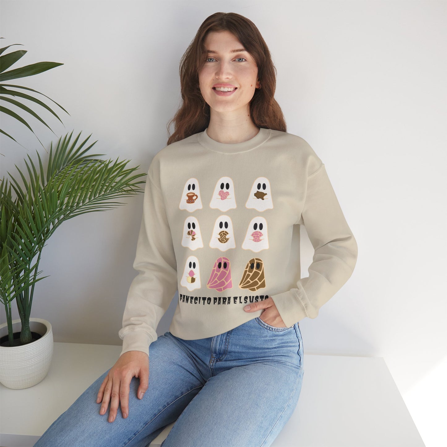 Panecito Para el Susto Sweatshirt – Funny Comfort Food Pullover – Cozy Latina Fall Unisex Crewneck