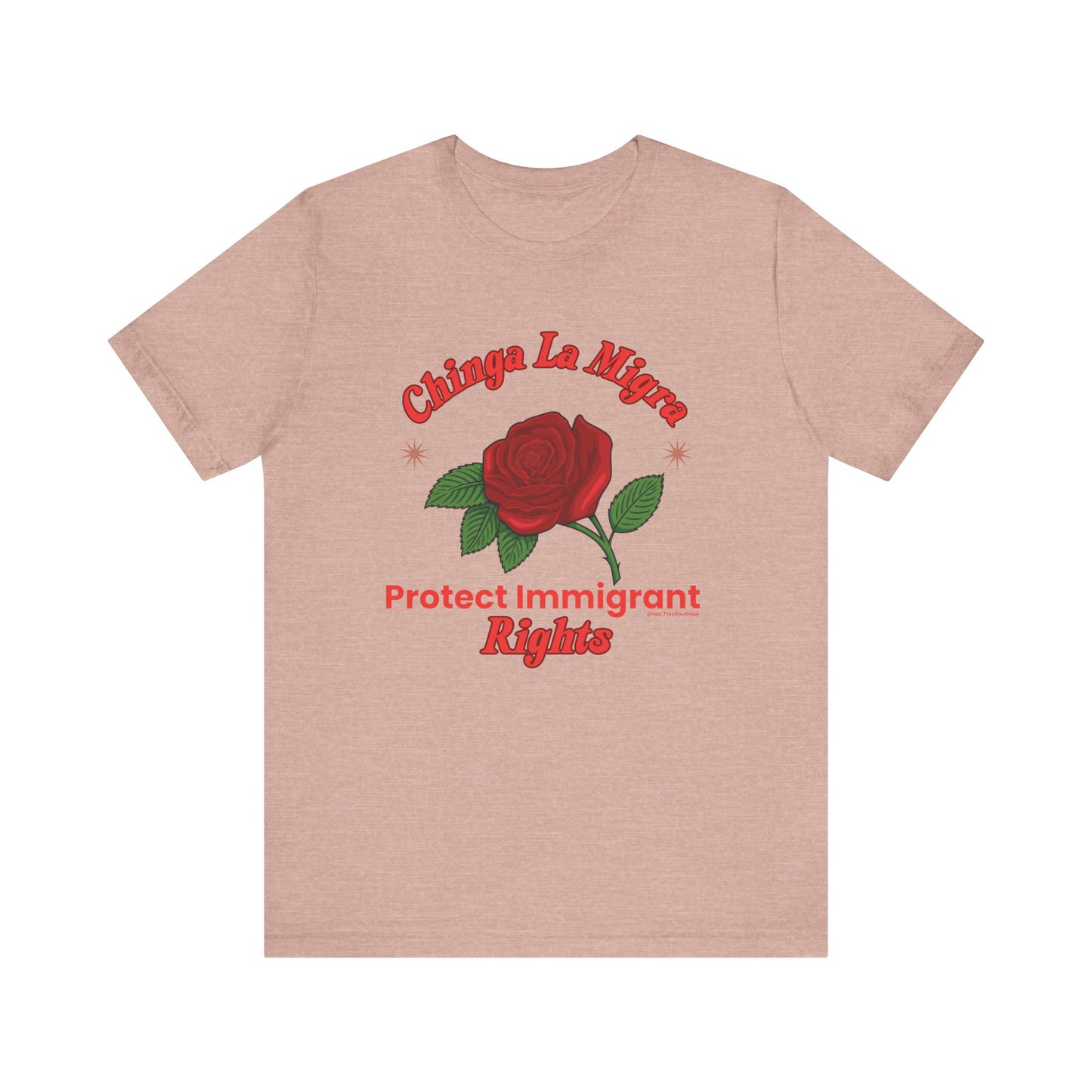 Power in Bloom: Protect Immigrant Rights Unisex tshirt