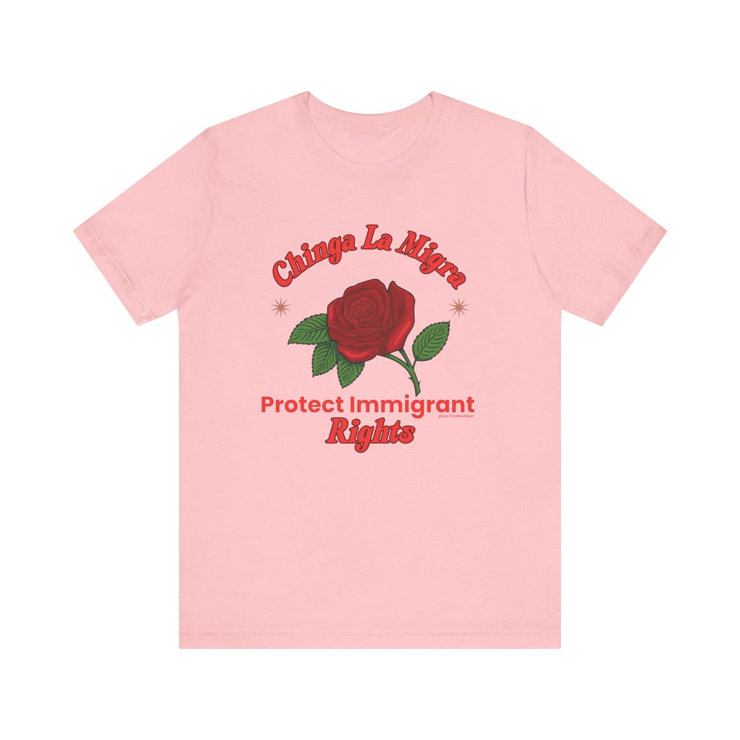 Power in Bloom: Protect Immigrant Rights Unisex tshirt