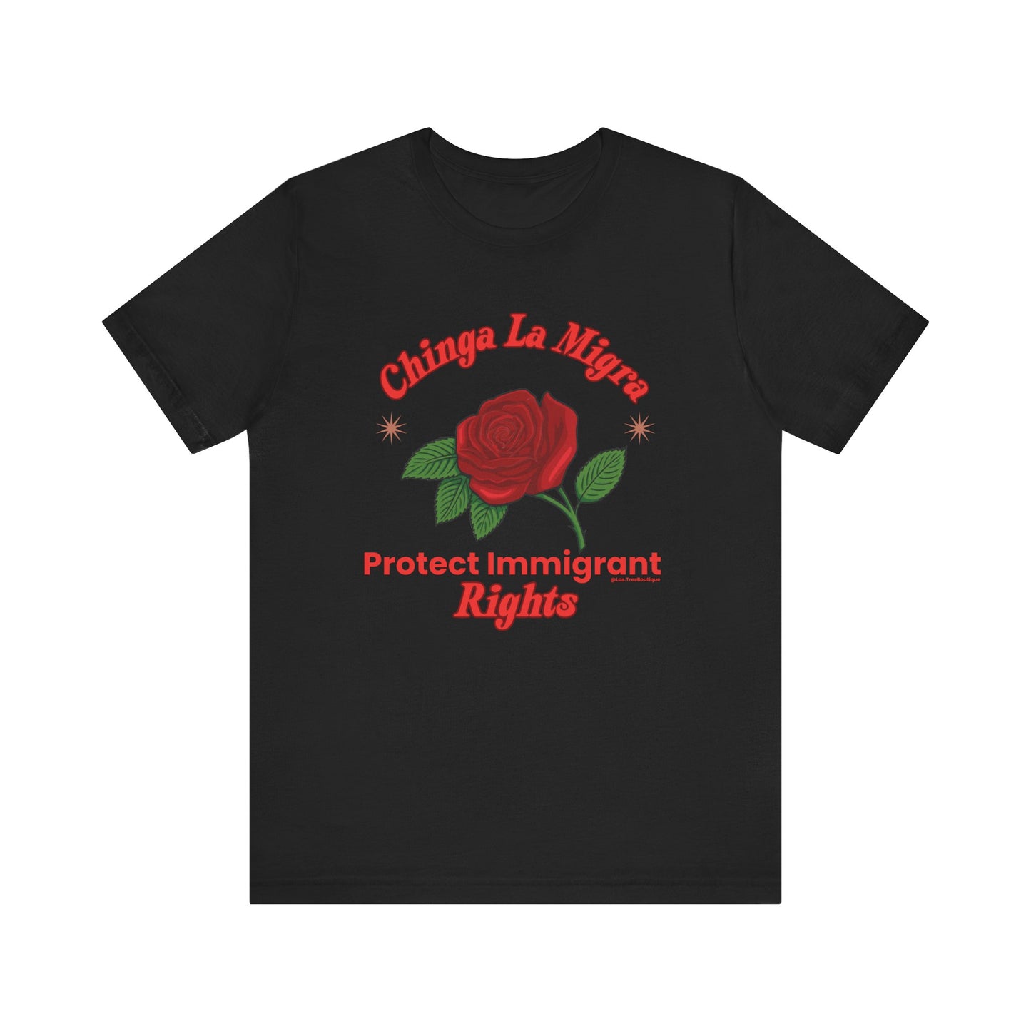 Power in Bloom: Protect Immigrant Rights Unisex tshirt