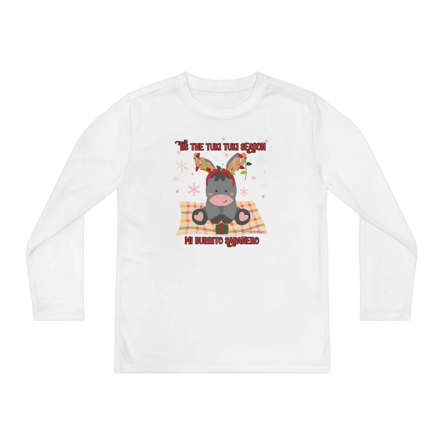 'Tis the Tuki Tuki Season: Mi Burrito Sabanero Youth Long Sleeve Competitor Tee