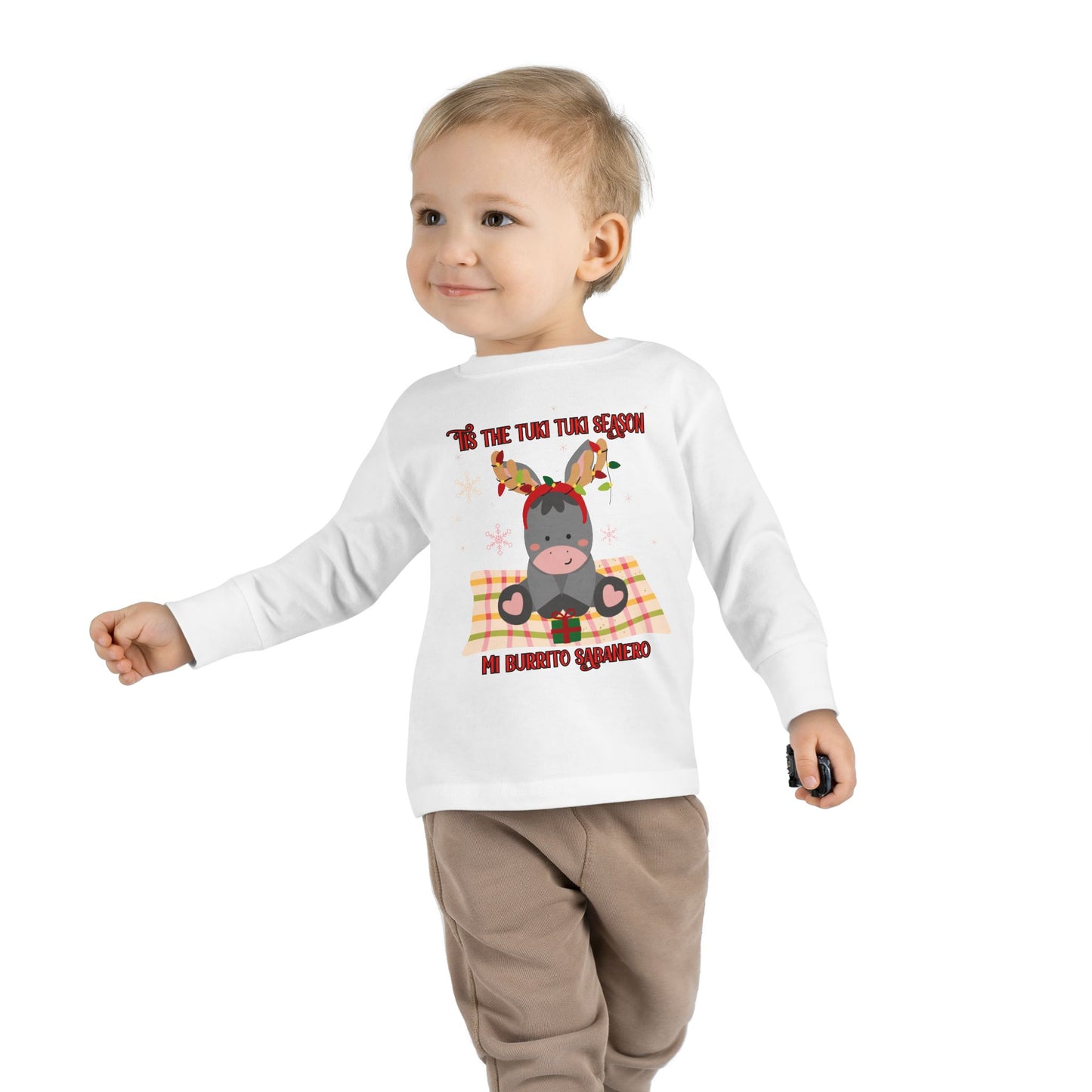 'Tis the Tuki Tuki Season: Mi Burrito Sabanero Toddler Long Sleeve Tee