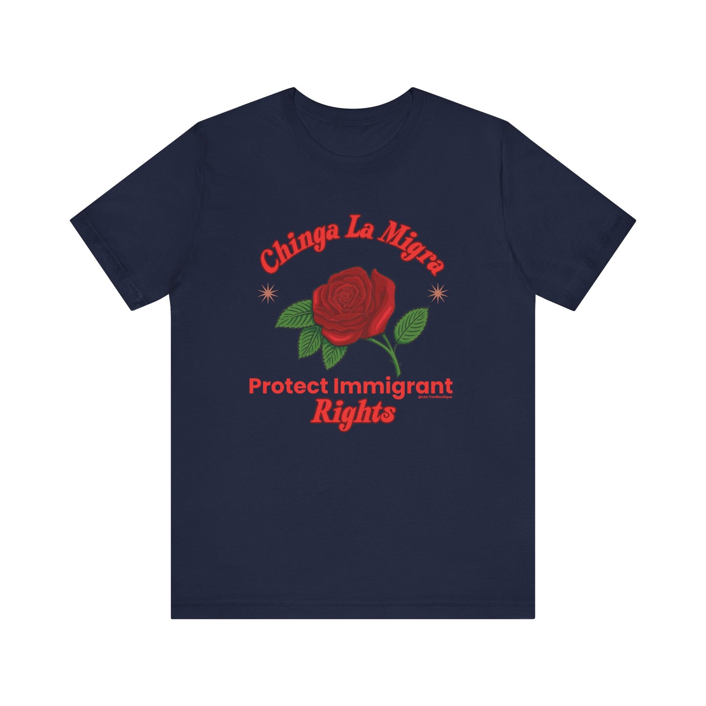 Power in Bloom: Protect Immigrant Rights Unisex tshirt