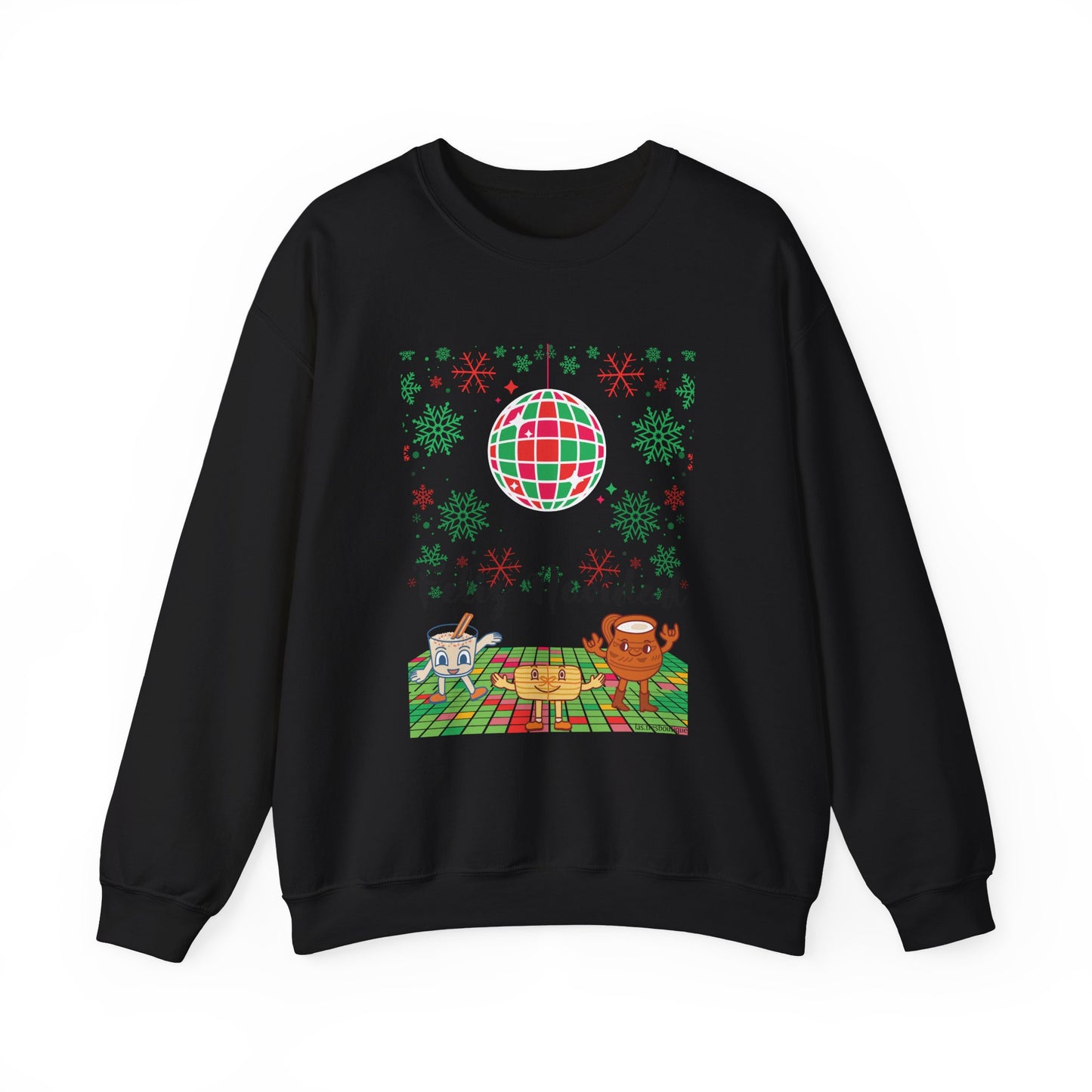 Disco Christmas Unisex Heavy Blend™ Crewneck Sweatshirt