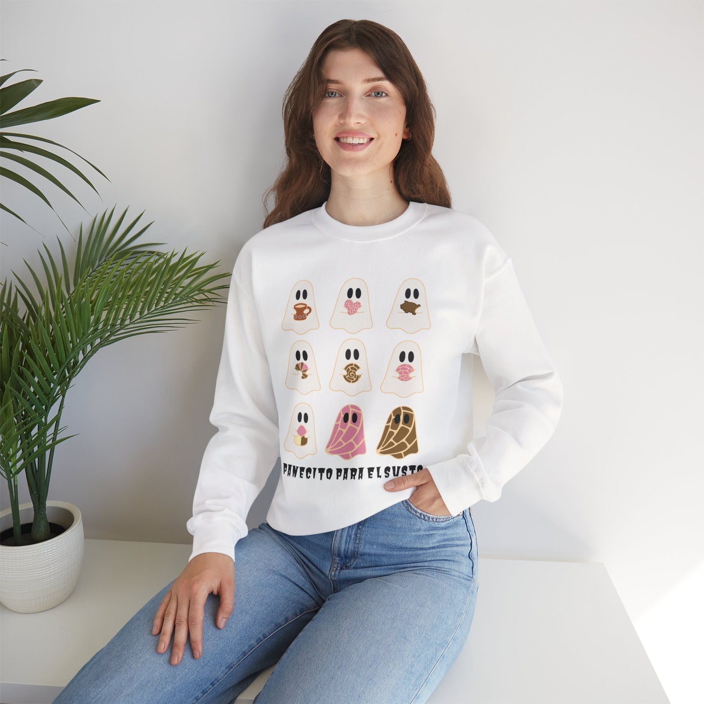 Panecito Para el Susto Sweatshirt – Funny Comfort Food Pullover – Cozy Latina Fall Unisex Crewneck