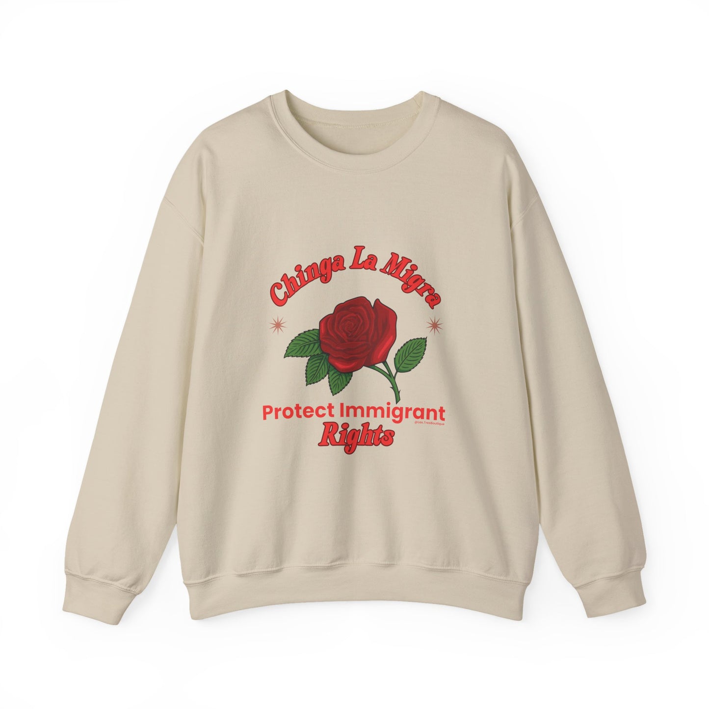 Power in Bloom: Protect Immigrant Rights Unisex Sweatshirt