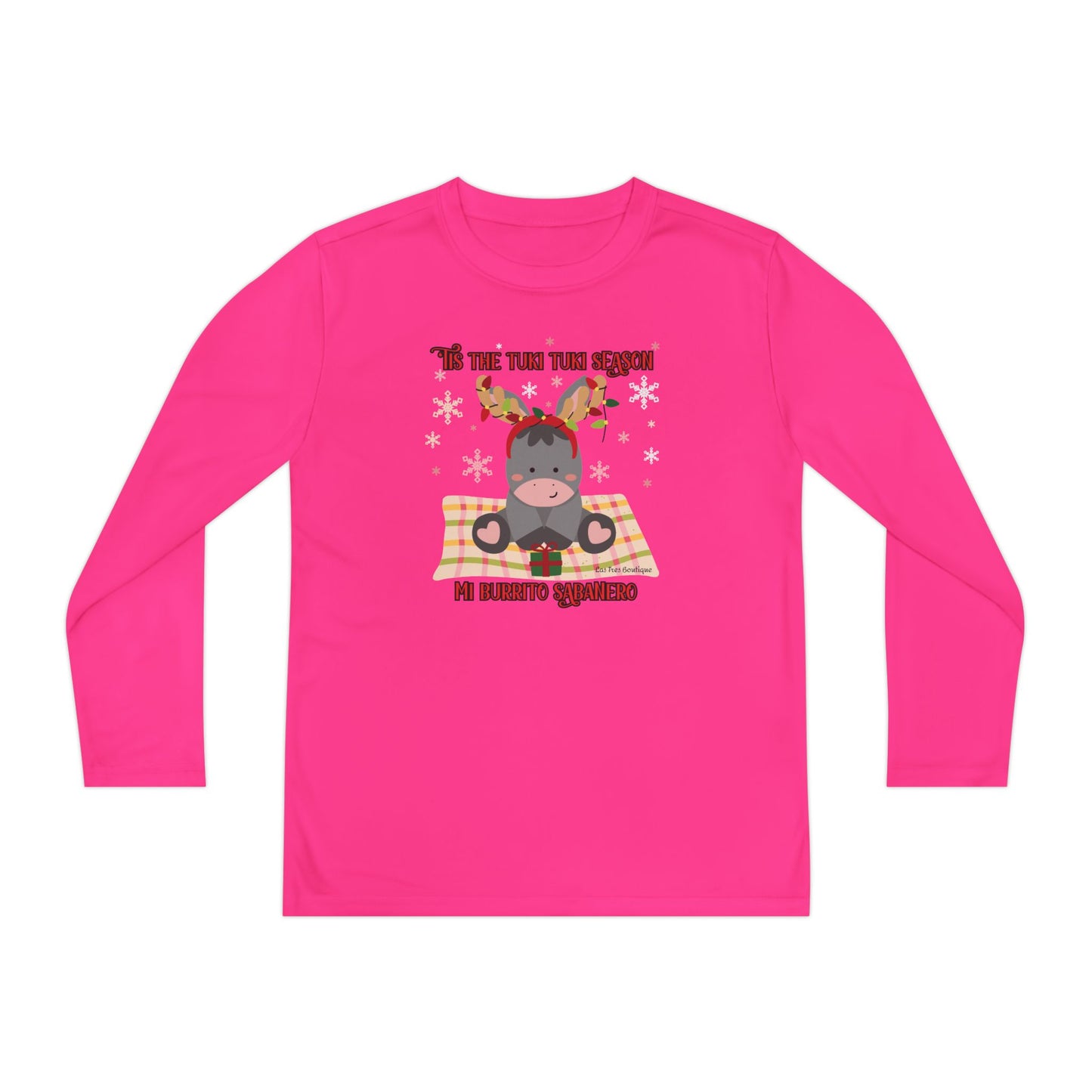 'Tis the Tuki Tuki Season: Mi Burrito Sabanero Youth Long Sleeve Competitor Tee