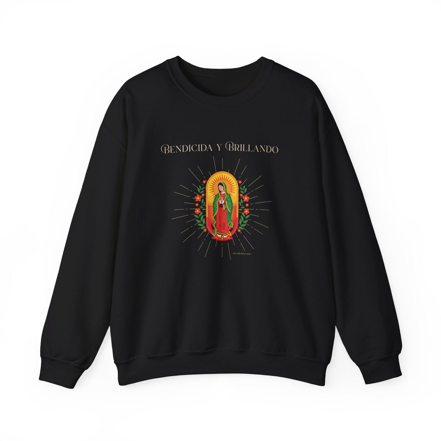 Bendecida y Brillando™ — Latina Spiritual Sweatshirt