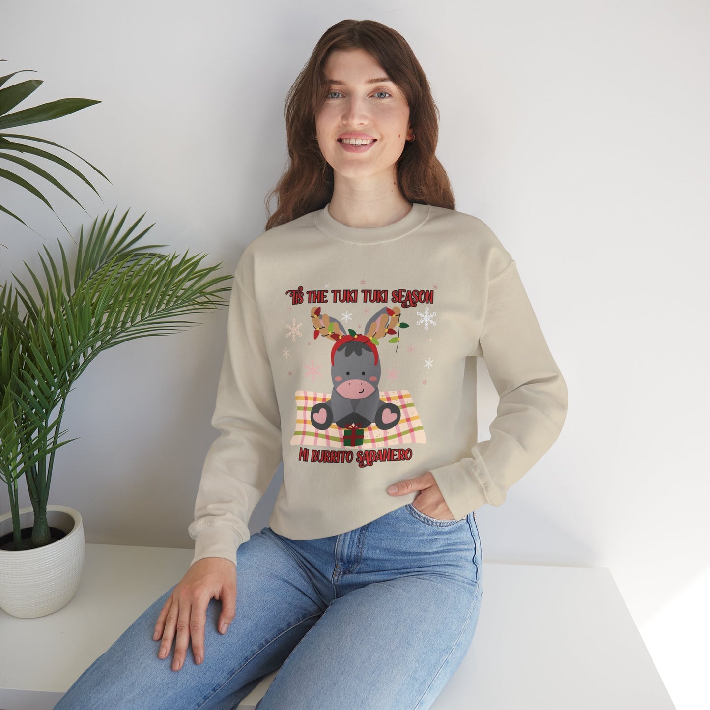 'Tis the Tuki Tuki Season: Mi Burrito Sabanero Unisex Heavy Blend™ Crewneck Sweatshirt