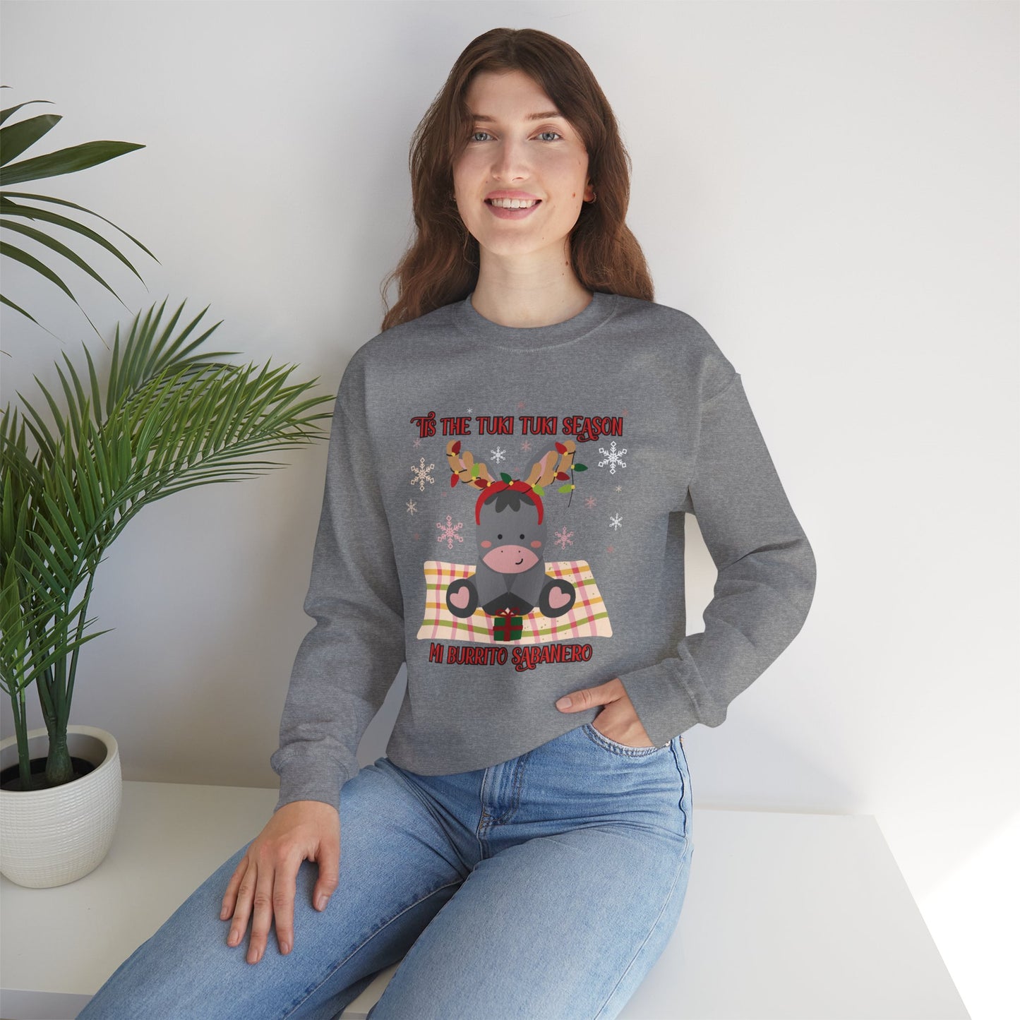 'Tis the Tuki Tuki Season: Mi Burrito Sabanero Unisex Heavy Blend™ Crewneck Sweatshirt