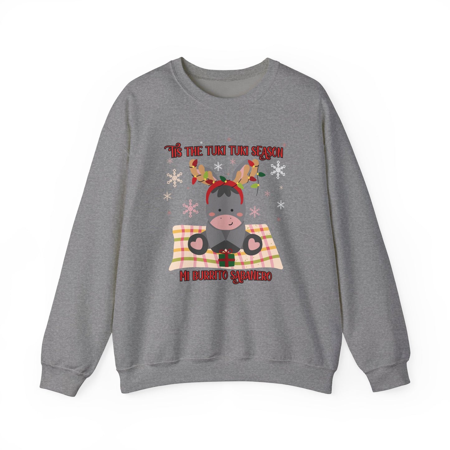 'Tis the Tuki Tuki Season: Mi Burrito Sabanero Unisex Heavy Blend™ Crewneck Sweatshirt