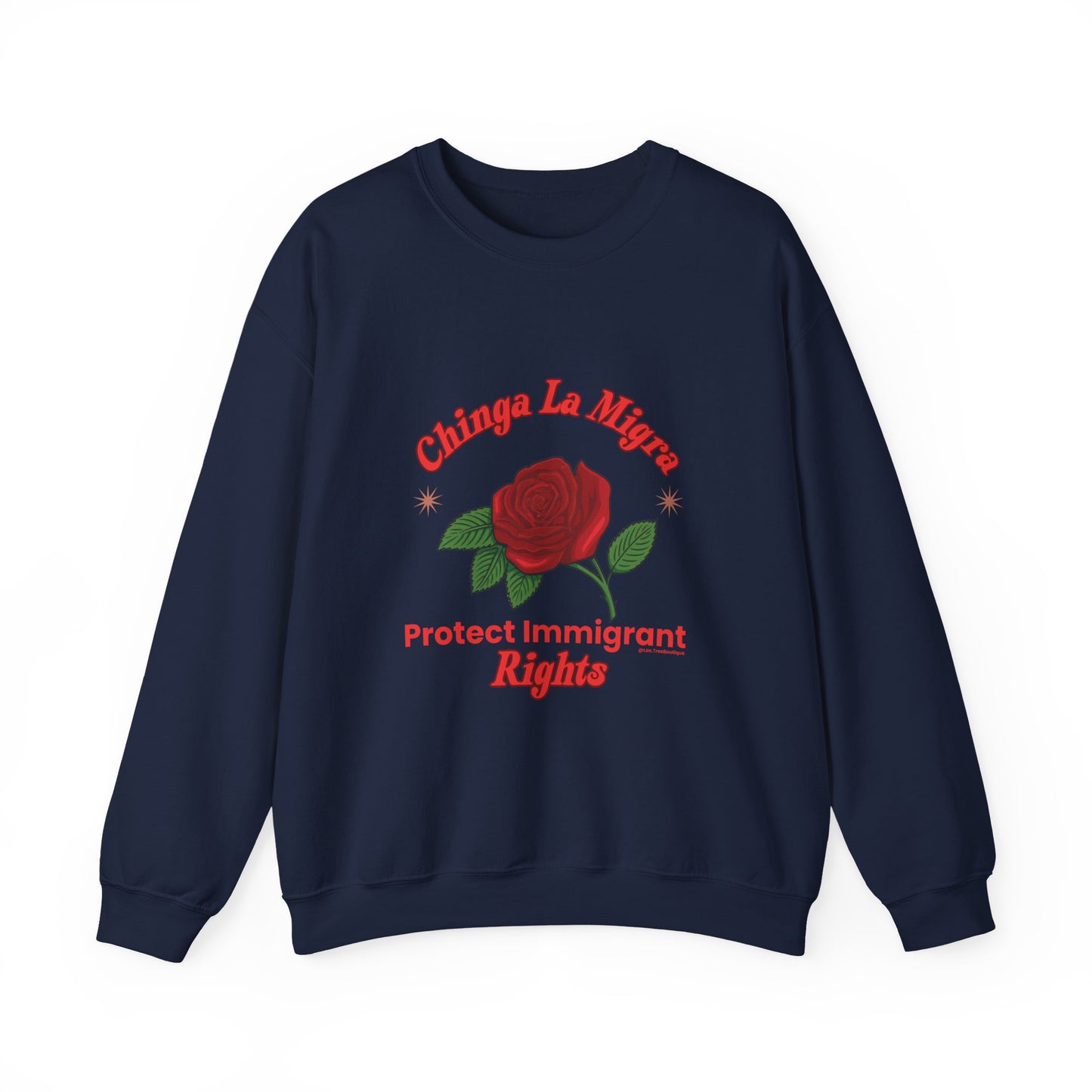 Power in Bloom: Protect Immigrant Rights Unisex Sweatshirt