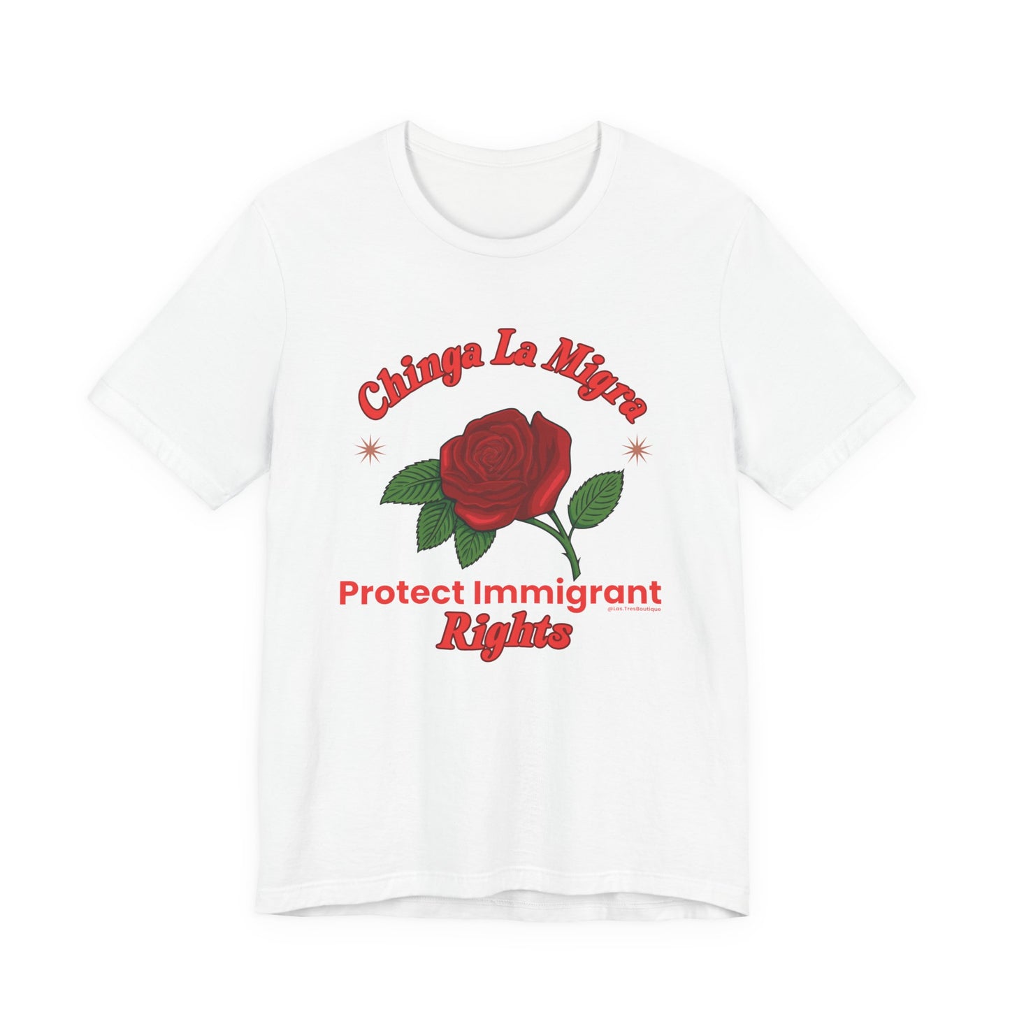 Power in Bloom: Protect Immigrant Rights Unisex tshirt